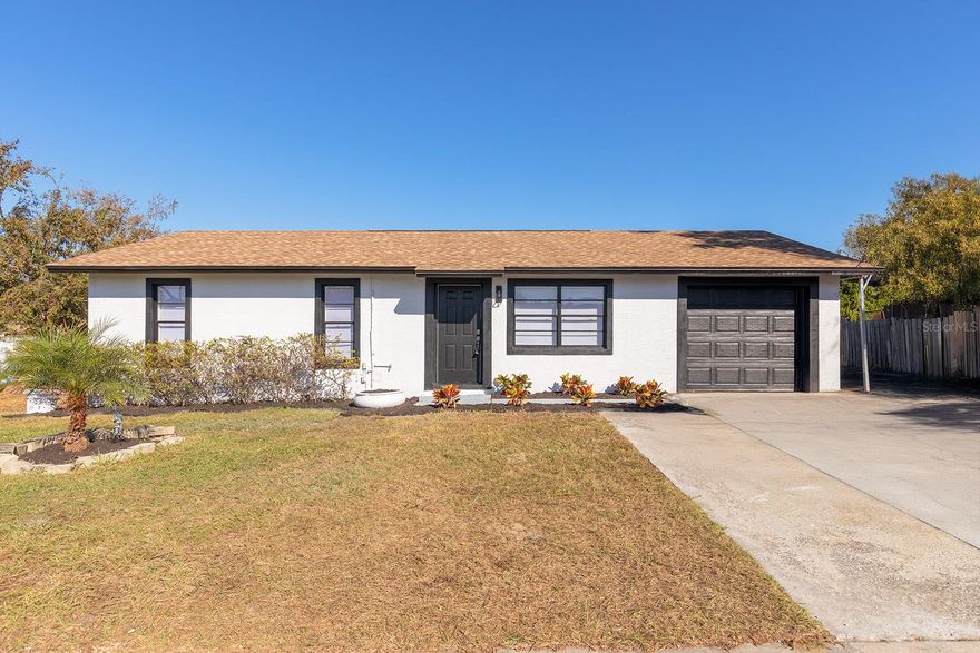 Welcome Home to this immaculate 3 bedrooms 2 bath home! This house was RECENTLY RENOVATED and offers many upgrades at an affordable price. Step inside to view the impressive spacious floor plan which is functional and versatile for all your various living needs.
Home features many upgrades, Brand New Gourmet kitchen with Shaker cabinets and soft close drawers, new quartz counter tops and full set of Whirlpool stainless steel appliances with transferable warranty. New Carrier AC (2025) , newer roof (2023), new water heater and new PEX plumbing throughout the house.
New luxury vinyl flooring throughout the house with new baseboard. New bathrooms with new stand in showers, new toilets, new lights fixtures Fresh Interior and exterior paint, all new light fixtures, new outlets and gfci, new ceiling fans, new baseboards and so much more!
Specious lot with Large fenced back yard, 2 Metal carports with 2 sheds for all your tools, equipment or boats.
 No HOA. The home is near schools, restaurants, shopping, as well as major roads, and public transportation. Minuets from lake Apopka and downtown Apopka. Schedule your showing today before its gone! *Room sizes, square footage are approximate and should be independently verified by buyer/buyer's agent. All information contained in this listing is believed to be reliable but is not guaranteed or warranted