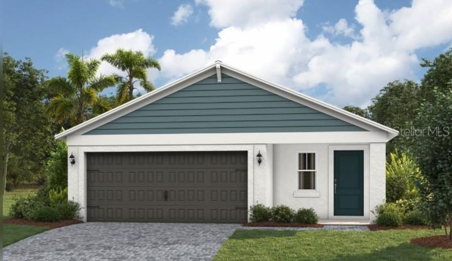 Under Construction. Magenta 
BELOW MARKET INTEREST RATES with use of Seller's Preferred Lender.
Feel at home with the Magenta, a single-story home with 3 bedrooms, 2 bathrooms, and a 2-car garage. This layout is a true gem, seamlessly blending modern comfort with Florida charm. Open concept living dazzles with luxury vinyl plank flooring throughout the main living areas. The kitchen, featuring quartz countertops, new stainless-steel appliances and ample storage overlooks the dining and living area. A dreamy, covered lanai, accessible through sliding glass doors, invites you to take full advantage of the Florida climate. The owner’s suite boasts double vanities, a walk-in shower and a substantial walk-in closet, while the additional bedrooms and full bathroom are located off the kitchen for added privacy. With a laundry room  located off the foyer, a smart thermostat with voice control to maintain energy efficient living, and professionally curated landscaping, the Magenta is designed to make every day extraordinary.  
Beyond the home, Pasadena Woods enhances everyday living with amenities designed for both relaxation and recreation. Residents can enjoy pickleball courts, a resort-style pool, a dog park, a tot lot, walking trails, and curated lifestyle programming—all thoughtfully planned to foster connection and community. Ideally situated near local parks, The Grove, KRATE, and major commuter routes, Pasadena Woods puts shopping, dining, entertainment, and everyday conveniences within easy reach. 
Images shown are for illustrative purposes only and may differ from actual home. Completion date subject to change.
Contact or make an appointment for more details on interest rates.