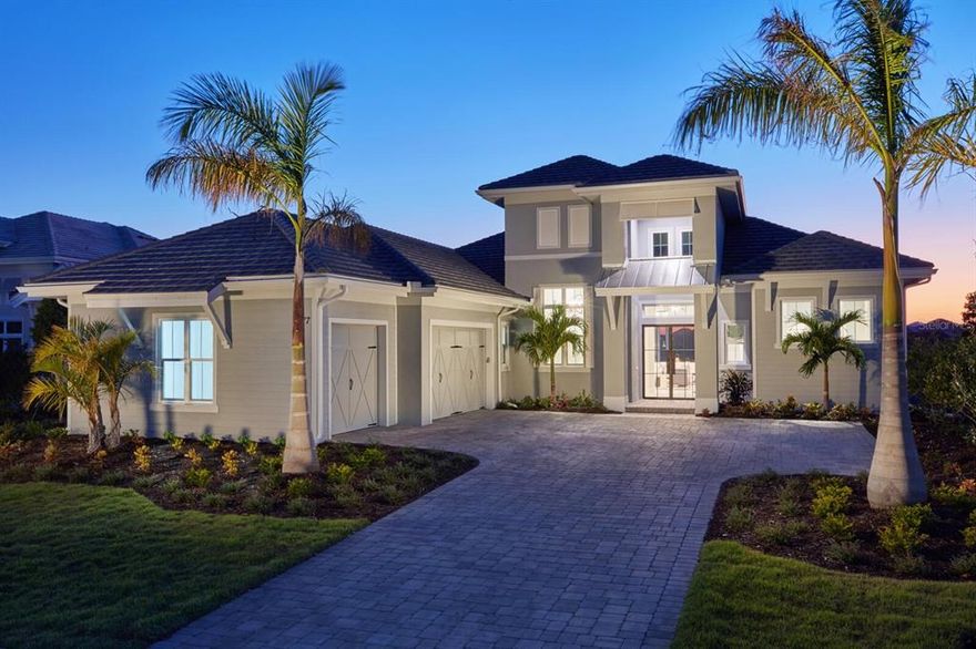 Welcome to the Chandler IV Model by Stock Luxury Homes! This luxurious model home is in the Genoa neighborhood of the magnificent fully gated village of The Lake Club in Lakewood Ranch. This home has been beautifully appointed with exquisite upgrades throughout. This home features 4 Bedrooms, 5.1 Bathrooms, a Bonus Room, a Great Room, a Dining Room, and Study.  The expansive outdoor living space includes a casita, summer kitchen, custom pool/spa package, and pool bath option.  Professionally decorated by Boutique Interiors. The newly renovated Grande Clubhouse provides residents with dining and lifestyle opportunities for everyday enjoyment. Come see all The Lake Club has to offer you!   Closing price of $3,254,570 = $3,044,570 Real Property Value + $210,000 Furniture Value Conveyed separately at closing.