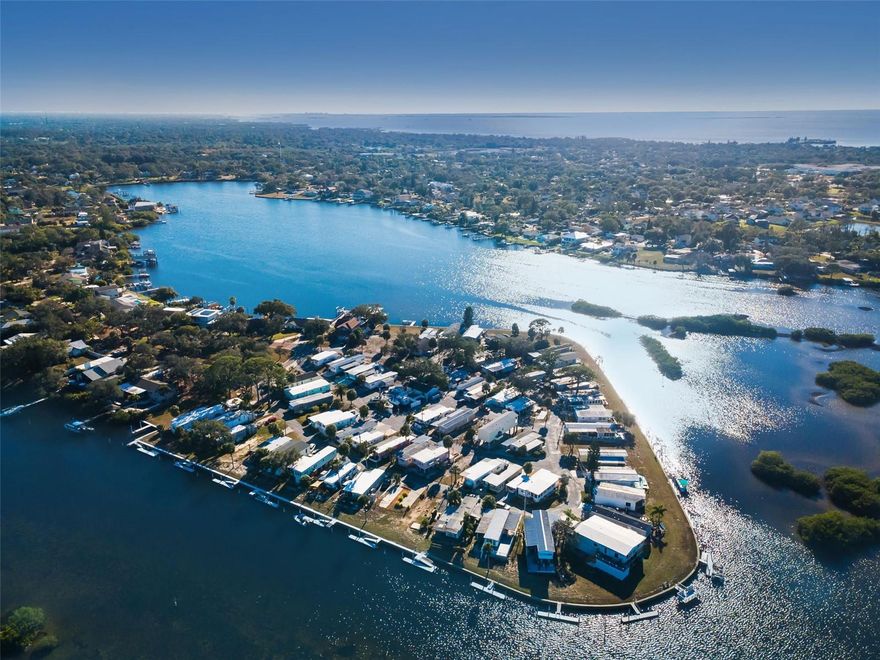 Waterfront Living |55+ Chesapeake Pointe Co-Op | Tarpon Springs, FL
Welcome to a truly rare opportunity to create your own custom waterfront retreat inside Chesapeake Pointe, a gated 55+ cooperative community tucked along the peaceful waters of Tarpon Bayou. This vacant waterfront lot offers the freedom to design a home that fits your lifestyle—and enjoy a relaxed Florida escape centered around the water.

This lot is a dream come true for boating enthusiasts. Boat slips are currently available, with opportunities to purchase a 30-foot slip (estimated $8,000 lease value). Bring your boat, your paddleboard, or your kayak to the community dock and enjoy direct access to Tarpon Bayou, where calm waters lead toward the famous Sponge Docks and beyond. Morning paddles often include sightings of dolphins and manatees gliding by, setting the tone for a peaceful day on the water.

Ownership includes a share in Chesapeake Pointe Co-Op, Inc., offering a strong sense of pride, stability, and community. Residents enjoy well-kept grounds, a community dock, and social amenities like shuffleboard courts.

This property will strongly appeal to active adults, boat lovers, snowbirds, downsizers, and custom-manufactured home buyers seeking an exclusive waterfront setting without the congestion of large developments. It’s ideal for those who value living with water access, and a vibrant coastal town atmosphere—all while maintaining a relaxed, easygoing pace.

Beyond the gates, Tarpon Springs delivers a lifestyle few towns can match. Explore the historic Sponge Docks, enjoy authentic Greek cuisine, browse local boutiques, or take part in art walks, concerts, and downtown First Friday events. The Pinellas Trail is nearby for biking and walking, while Gulf beaches and endless water activities are just minutes away.

Waterfront manufactured home lots in established 55+ communities like this one are extremely limited—especially with available boat slips. 
Schedule your private consultation today.  In photos, lot lines are for Marketing and Illustration Purposes only.