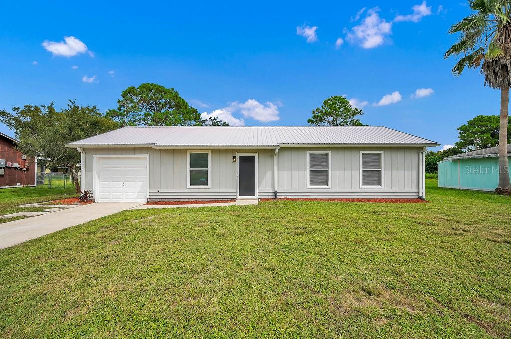 Fully remodeled 3BR/2BA Palm Bay home with modern finishes throughout!
Features include an open living space, NEW kitchen with granite counters,
stainless appliances, Enjoy newer windows, Metal roof and a spacious backyard.
Recent updates: A/C (2018), 2025 kitchen and ss appliances , new guest bathroom, newer master bathroom newer flooring and fresh paint. Move-in ready!
Welcome to your dream home in the heart of Palm Bay!
A spacious, light-filled living room with an inviting open layout
granite countertops, shaker cabinetry, and stainless steel appliances
Fully updated bathrooms with designer tile and modern vanities
