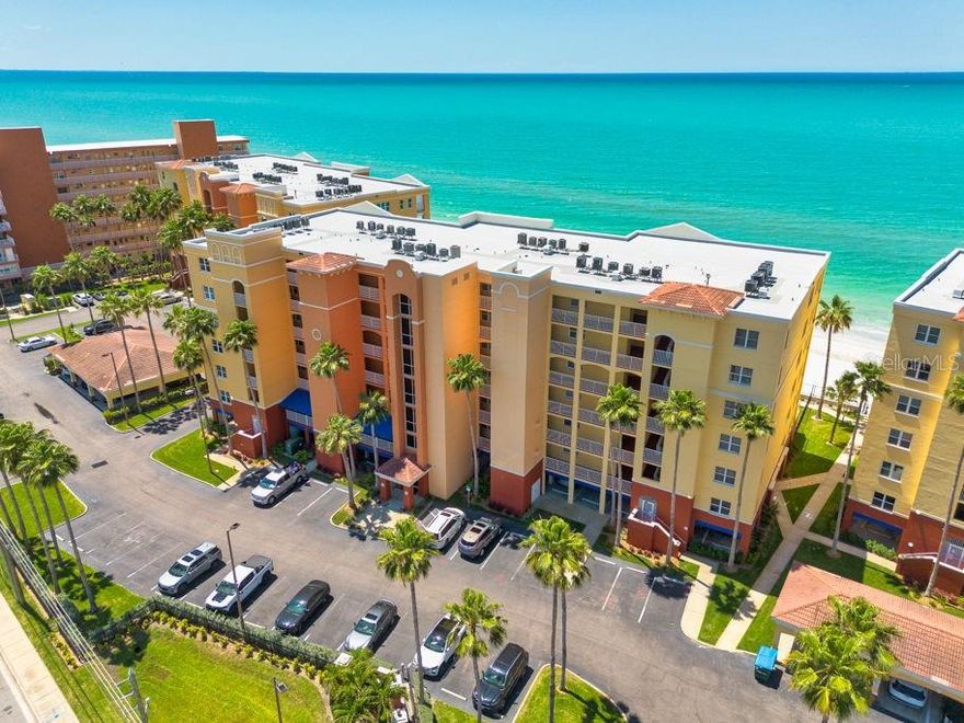 Elevated coastal living with stunning views! This 6th-floor condo delivers the lifestyle you’ve been waiting for. Fully renovated and move-in ready, this 2-bedroom, 2-bath residence offers 1,230 square feet of thoughtfully designed space, blending modern updates with relaxed comfort. Natural light fills the open-concept layout, creating a bright and welcoming atmosphere throughout the living, dining, and kitchen areas. The beautifully updated kitchen and bathrooms feature clean, contemporary finishes that make the home feel fresh and refined. Step out onto your private balcony and take in sweeping views of both the beach and the pool—an ideal setting for morning coffee or evening unwinding. The spacious primary suite offers a peaceful retreat, complete with a walk-in closet, private bath, and generous storage. The second bedroom is equally well-sized, perfect for guests or a home office. Hurricane shutters, conveniently operated by a switch beside the sliding doors, provide added security and ease. Additional highlights include one assigned under-building parking space and a private storage unit in the garage. Residents enjoy access to great community amenities along with direct beach access, making every day feel like a getaway. Offered furnished if desired, this condo is perfectly suited as a full-time residence, seasonal escape, or investment opportunity. Clean, stylish, and effortlessly livable. This is coastal comfort at its best! Call now and schedule your viewing today!