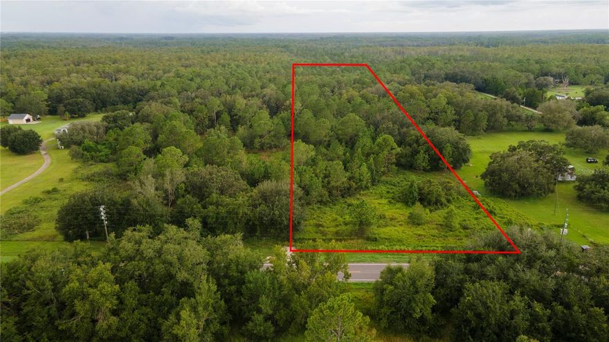 Enjoy the freedom and tranquility of country life on this spacious 5 acre parcel located in Clermont, Lake County.  This level, buildable lot offers the perfect opportunity to create your dream home, weekend getaway, or future investment. Easy access via SR-33, and just minutes from Disney World, Short drive to Orlando and beaches. Power nearby and septic tank needed.