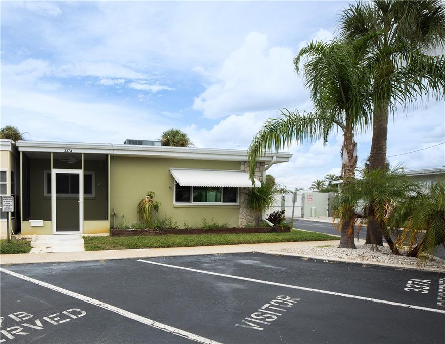 Renovated & Ready in Shangri-La 55+!

This beautifully updated 1-bedroom, 1-bath Villa (680 sq ft) shines with modern finishes and thoughtful details. Major improvements include a new roof (2025), impact windows (2023), and AC (2016). Step inside to find brand-new appliances, new flooring, fresh kitchen cabinets, and a remodeled bathroom that feels brand new to the buyer. The spacious bedroom offers a walk-in closet with a custom organizer. This unit has space for an interior laundry area (a rare perk!). 

Shangri-La is a deed-restricted, socially active 55+ community with 145 residences. Amenities include a pool, fitness center, shuffleboard, pool table, and on-site laundry. Affordable living in a vibrant community just minutes to shopping, dining, and beaches.