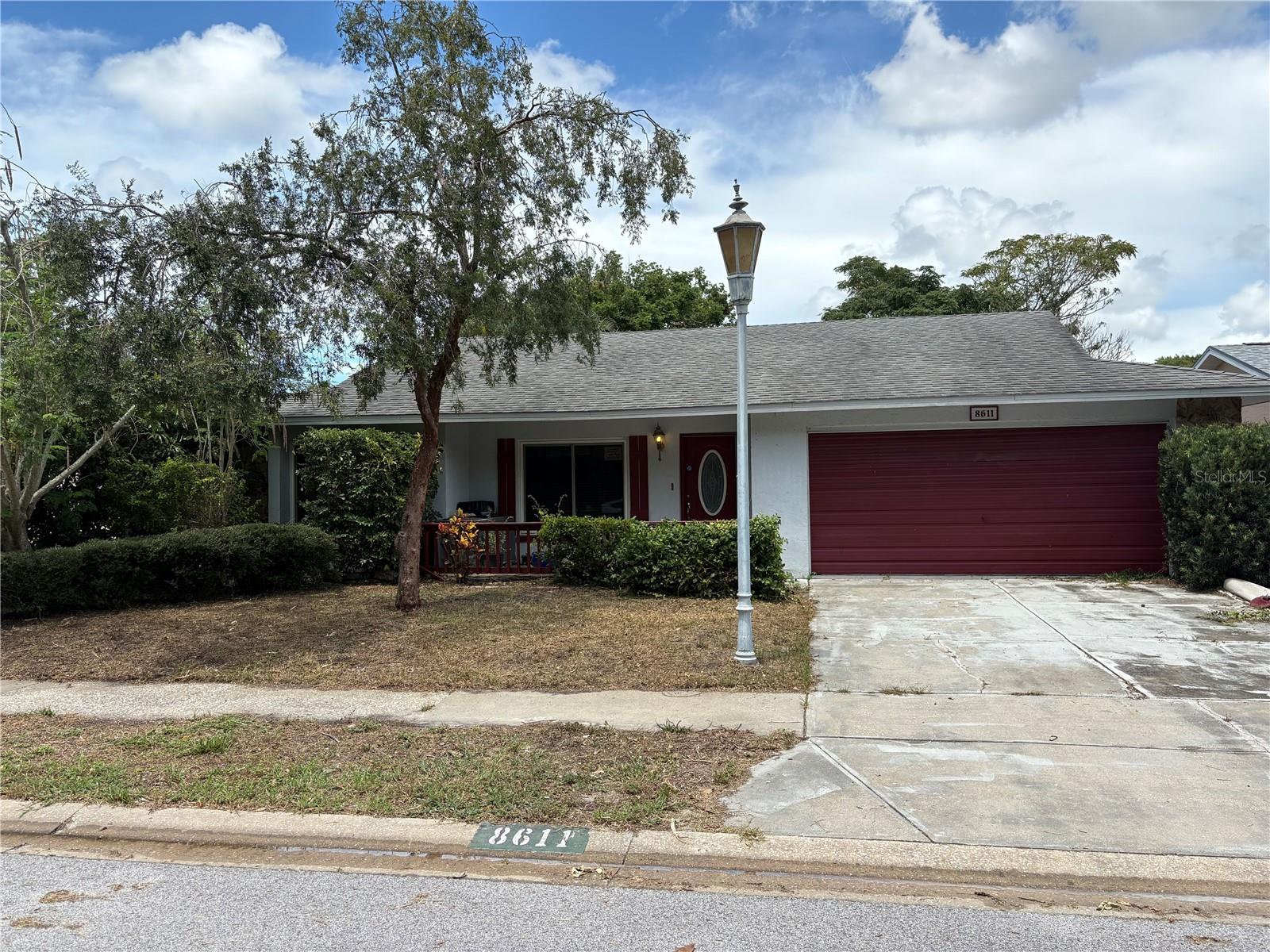 CASH ONLY! Investors—don’t miss this opportunity with huge upside potential! Nearly 1,400 sq. ft. of living space plus an attached 2 car garage. Currently a 2-bedroom, 2-bath home, can easily convert to 3 bedrooms. Not in a flood zone and no HOA or CDD. CASH ONLY.
