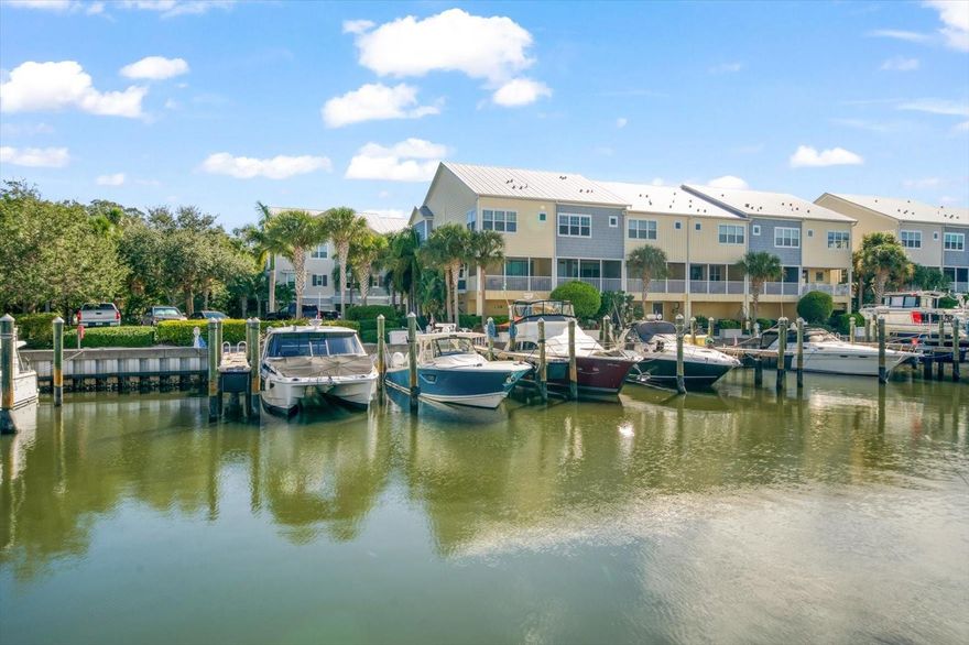 Price reduced to sell.  Best unit in the community. Take advantage of the discount--Fees dropped to $781 per month as of Jan 1, 2024----Drop anchor and embark on your permanent vacation at The Cove at Loggerhead Marina.  You have found the original model home for the community, born with many upgrades.  The current owners have kept the pride of ownership alive with continued upgrades, attention to details & maintenance. Chosen as the Model home due to it’s prime location, surrounded by boats and just steps from the Community Pool, Tiki Hut, Clubhouse & Parking lot.  4 Bedroom, 3 Bathroom End Unit Townhome with 2 Car Garage, Private Elevator & Waterviews.  Home features an Open floor plan, Gourmet kitchen, amazing screened porch & covered waterfront patio overlooking the Marina.  One bedroom is located on the main living floor and could alternately be used as an office or den. Home has been impeccably maintained.  New AC System. Details & floor plans available in attachments. Treat yourself to modern luxuries in a casual seaside environment. This END Unit Townhome is available furnished with coastal décor and everything you need to move right in.  Dock space & dry storage available on site. Bring your own boat or take advantage of the convenience of having Freedom Boat Club right outside your back door.  The Cove at Loggerhead Marina is located on a Protected harbor with an active recreational marina with easy access to the Gulf of Mexico by Land and By Sea.  Close to the sandy white beaches and some of the most popular coastal communities on the West coast of Florida. Perfect relocation destination to get a taste of all that The Sunshine State has to offer! Schedule a tour today.