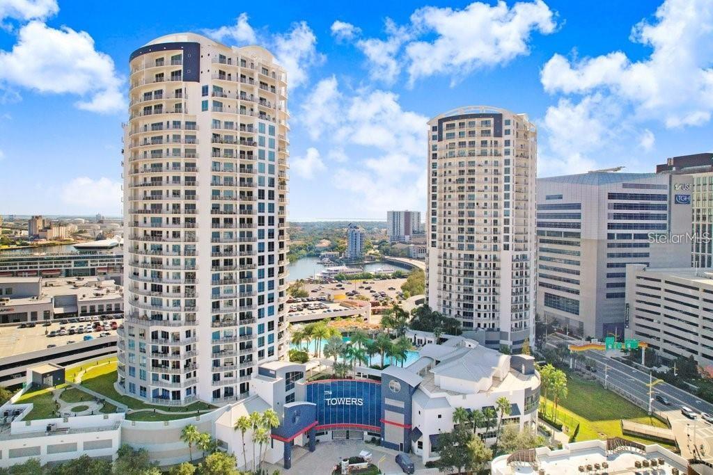 Welcome to luxury living at The Towers of Channelside! This exquisite 2-bedroom split floor plan, 2.5-bathroom condo has a 225sf wrap around balcony with exquisite views. Bask in urban living with immediate walking proximity to Channelside Bay Plaza, Tampa Bay Times Forum, Florida Aquarium, Tampa Bay History Center, Trolley and Cruise Port. Community amenities includes; a resort style pool with rock waterfall feature, heated spa, clubhouse, 24-hour concierge security, pet park and on-site property management. Do not miss this fantastic opportunity to enjoy stylish high-rise living in Tampa’s downtown!