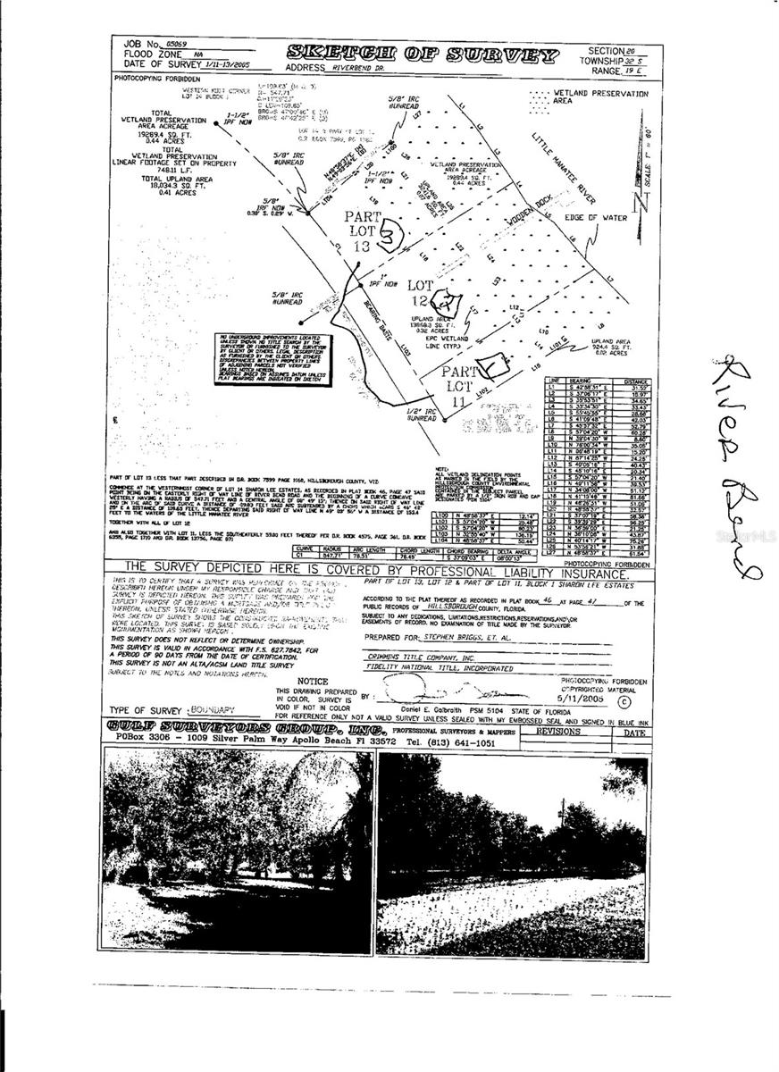 SHERON LEE ESTATES - Land