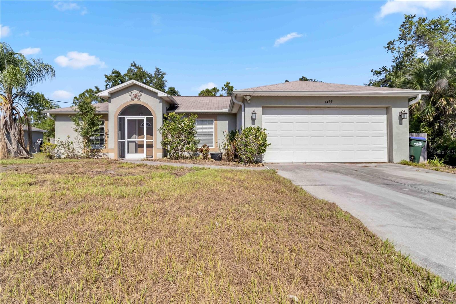 This Home is a Must See!!! Perfectly Located in desirable rural area of North Port with no deed restrictions and no HOA. Just 5 min to east of I75 for easy commute and under 5 miles to the North Port Aquatic Center and 25 min to The Mall at University Town Center. 3/2 with over 1,200 sq ft of living space and sitting on over 10,000 sq ft of land. Sold AS IS, great price, won't last!