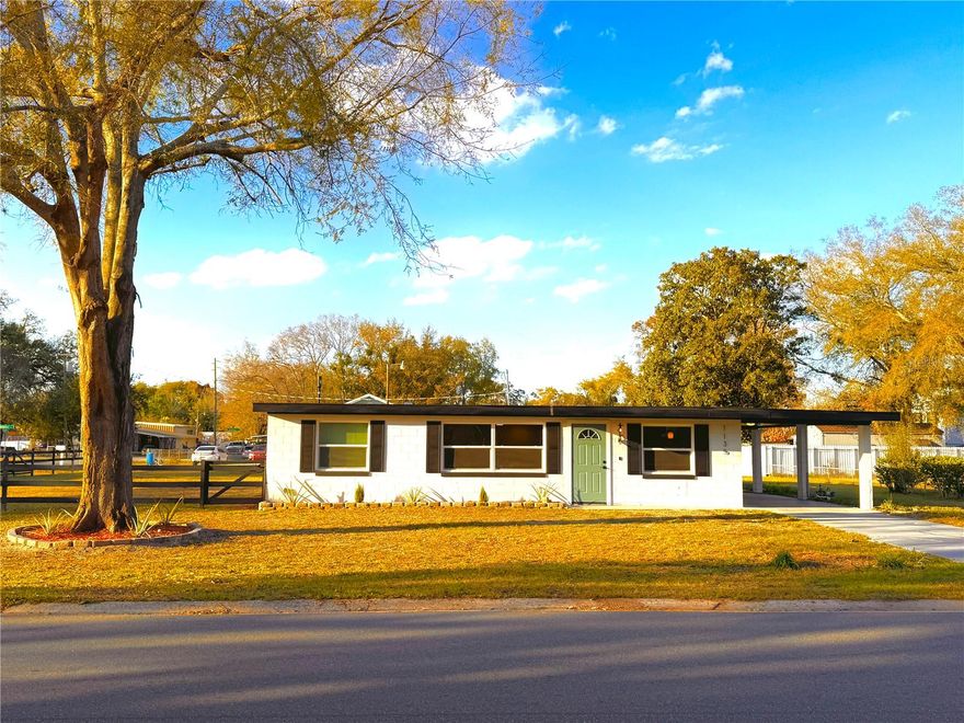 FULLY RENOVATED HOME on an oversized 0.40-acre corner lot in Kissimmee with NO HOA! Major 2025 upgrades include a new roof, new A/C, all new windows, updated electrical and plumbing systems — offering true peace of mind. Features include an open-concept layout, luxury vinyl flooring, fully remodeled bathrooms, blinds, and a modern kitchen with quartz countertops and a large island. The fully fenced yard provides incredible space to build a pool, expand, or park your RV and boat with no restrictions. Prime central location near major highways, shopping, dining, and schools. Move-in ready with space, upgrades, and freedom — a rare find.