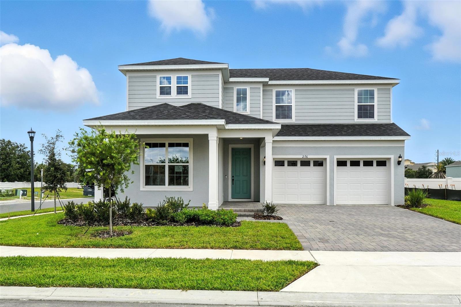 QUICK MOVE IN!!! NEWLY BUILT Highly Desirable Community and Location!! Welcome to Winter Grove in the charming city of Winter Garden. Located 1 mile from Winter Garden Village and 3 miles from Historic Downtown Winter Garden. This Gated New Community features single-family homes on large homesites without a CDD. Step into the Coral Grand by Pulte Homes, where Luxury and Convenience seamlessly combine to create a Truly Elevated Living Experience. This Remarkable 4-Bedroom 3-Bathroom 1-Flex Room Home, Offers an Oversized Driveway and Corner Lot. The Chef-Inspired Kitchen Features Upgraded Dana White Cabinetry (Soft Close), Oversized Quarts Countertops, Undercabinet Lighting, and Whirlpool Stainless Steel Appliances with Exhaust Fan Exterior, Making Cooking a True Pleasure. The Kitchen seamlessly connects to the Café and Extended Gathering room, where a Sliding Glass Door opens to the Covered Lanai, Enhancing the flow of Indoor-Outdoor Living. The Loft area provides the perfect space to unwind, with two additional bedrooms and one bathroom complete the upper level. This Elegant Home is Equipped with a Smart Nest Thermostat, Smart Google Doorbell, ensuring your home is as connected as it is Beautiful. This home offers the perfect combination of Luxury, Convenience, and Modern Design—an ideal place to live and relax. This Split Floorplan Design of the Home and Laundry Room maximizes Privacy, Useful Space, and Peace. Residents also enjoy all the proximity to Shopping Plazas, Restaurants, Parks, and Entertainment this area is known for. Call NOW and Schedule a tour today!