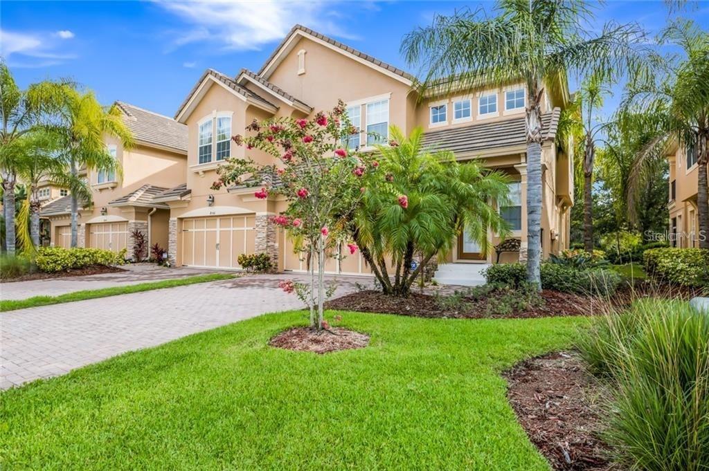 Large and spacious 3-bedroom, 2.5-bathroom two-story townhome with a 2-car garage located in the beautiful, gated Sonoma subdivision. The home features tile and elegant wood flooring, newer appliances, custom cabinets, volume ceilings, walk-in closets, a garden tub, dual sinks, and a separate walk-in shower. Enjoy the bonus loft space perfect for a home office. Brand new AC and Refrigerator. The exterior features barrel tile roofs, custom stone accents, a paver driveway, and two screened lanais with spectacular water views of Conservatory Park. Community amenities include a tropical landscape, pool, basket ball courts, playground, kayak access, and private access to Conservatory Park with shaded walking trails, a playground, and a lake. Conveniently located just minutes from I-75, UTC with its great restaurants and shopping, Nathan Benderson Park, and approximately 15 minutes to downtown Sarasota and Lido Key. Tenant paying $2,745/ month until Nov 30th, 2025.