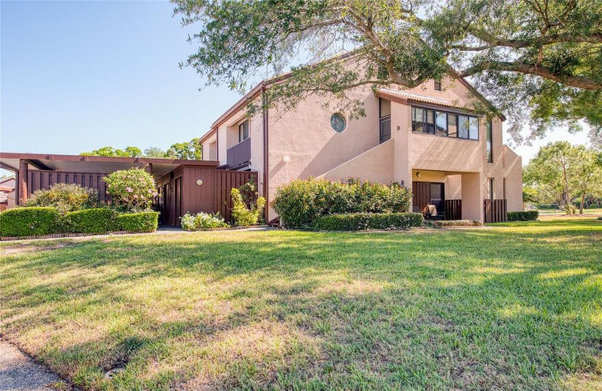 'LIVE THE FLORIDA LIFESTYLE'  Beautifully appointed 3-bedroom, 3-bath townhome located on the 7th hole  of  the highly sought -after Pasadena Yacht and country club. This home offers stunning, tranquil views an exceptional lifestyle. New roof 2025 providing peace of mind and modern efficiency. newer hot water heater, granite counter tops, and much more. The spacious layout features generous living areas, abundant natural light, seamless indoor and outdoor living ideal for entertaining. Large second master bedroom upstairs with in-suite bathroom, walk-in closet, and two private balconies. Covered parking with extra storage, and a very pet friendly community.  Located just 3 miles to beautiful St Pete Beach, shopping, restaurants. A short 30-minute drive to Tampa International Airport. 15 minutes to vibrant downtown St Petersburg offering Museums, Sports venues, Restaurants and shopping. Located 5 minutes from Gulfport's quaint downtown With Tuesday market, it's an Artist dream town.  PET FRIENLY COMMUNITY ANY SIZE