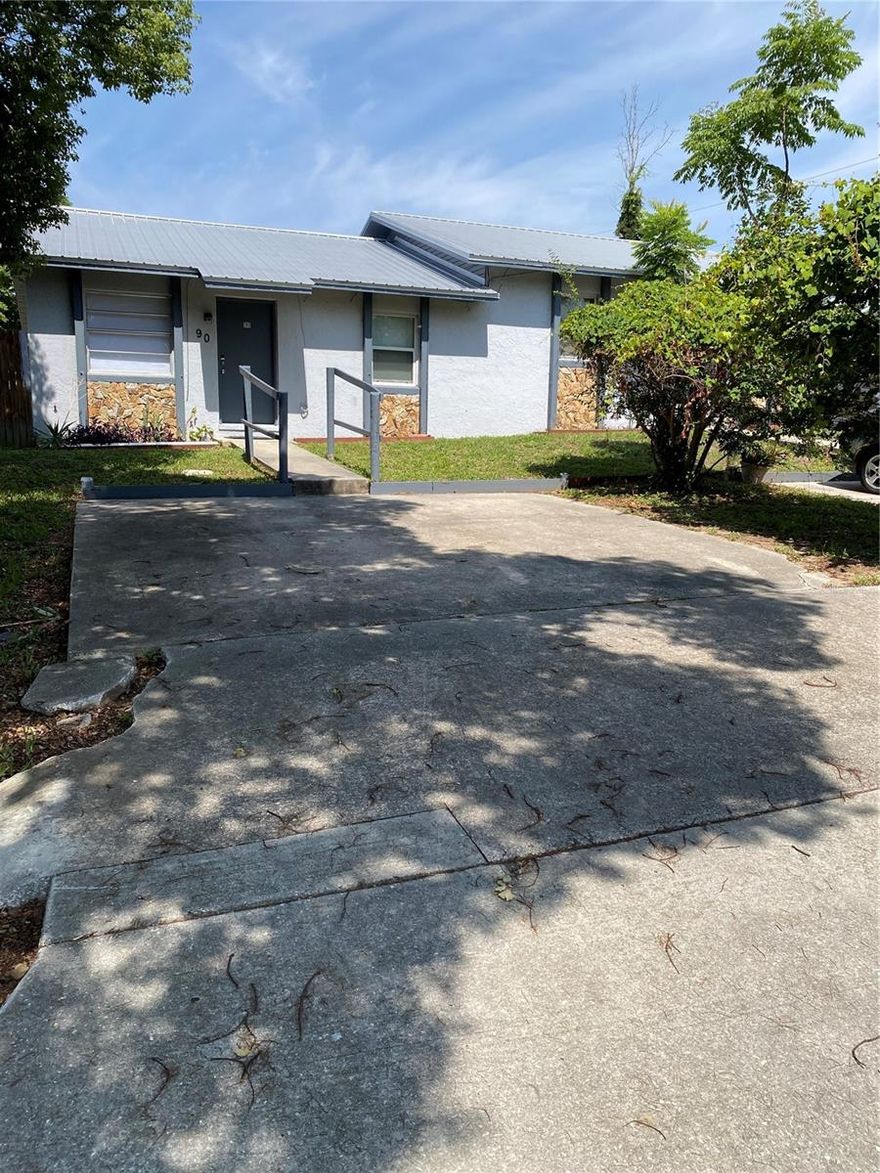 Fantastic location to 75, college road, and the World Equestrian Center.  This unit has NO carpet! The bathroom and kitchen were both recently remodeled and the unit has indoor washer/dryer hookup.  The driveway is ample enough to support two larger vehicles.  This unit offers sliding glass doors out to a semi-private patio and sidewalk that leads to a storage room dedicated to the tenant.  This is a private landlord who is hands on with his management of the units.  There is an application but no application fee and if the landlord is seriously considering you as a tenant there will be a background check conducted at a reasonable cost to the prospective tenant.  This is an opportunity to have a great apartment with a wonderful landlord and fantastic location. Easy to show.