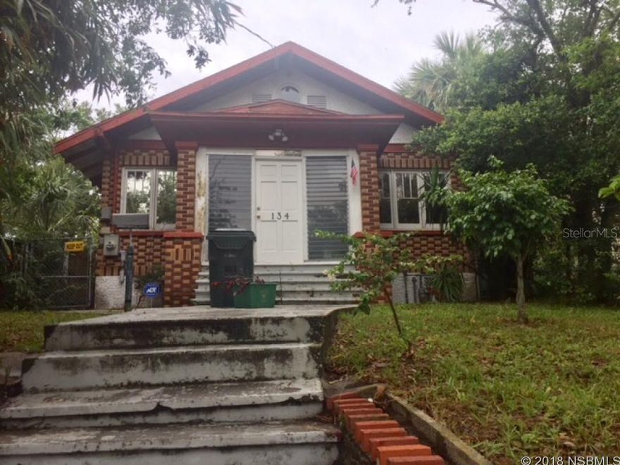 Walk to  Ocean Center and Peabody from this classic Beachside fixer upper.  The apt with attached garage in back is soon to be vacated and can't be shown til July withoout minimum 24 hour notice.  Apt is in rough shape. Garage is great!.  Main house is a charmer.  Original oak floors have  been patched in a few areas but it has great  bones.  Both baths in home  Window units in apt and central air in main home.  Home is easy to see.  There is legal access off Earl to back of property and to gar/apt.  Parking in front of home is by permit thru city. I have temp passes for Realtors.  Apt has many new windows.  Partial basement in main house.  Lots of work needs to be done but income potential and location are worth it.  Bring your imagination. ;Water: City