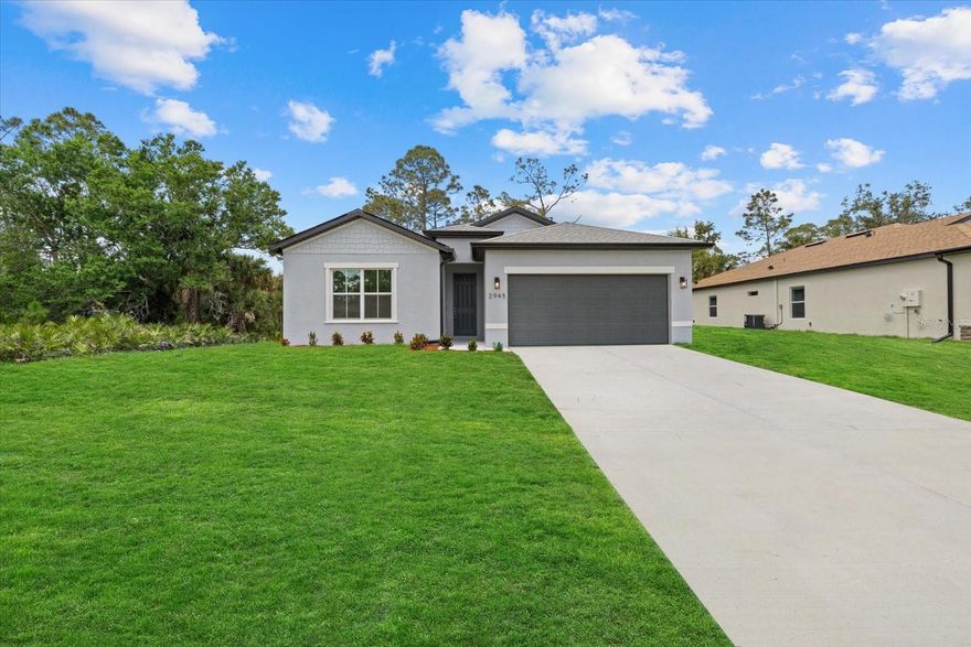 ***LEASING SPECIAL! Rent by 10/31 and receive HALF OFF your first months rent!! ***   New Construction! Move-in Ready! This beautiful 4-bedroom, 3-bathroom home with a 2-car garage is ready for you to call home. Step inside and be greeted by the spacious great room with soaring 9'4'' ceilings and elegant 8' doors throughout. The modern kitchen includes a stainless-steel Samsung appliance package, beautiful quartz countertops, and an open layout perfect for entertaining. The Primary bedroom comes complete with a tray ceiling, dual walk-in closets, and a spa-like ensuite with double vanities. The fourth bedroom, located at the front of the house, offers privacy with its own ensuite bathroom, perfect for guests or extended family. This home is packed with high-end finishes, including hurricane-impact windows, tiled showers, stylish and durable flooring, an irrigation system, a Ring doorbell, AND a new washer and dryer!
Enjoy Florida living year-round on the covered lanai, ideal for outdoor relaxation. Photos are from a staged home with the same floor plan and similar finishes. Finishes may vary. Home comes unfurnished.
Schedule your walkthrough today!

12-month Minimum Lease.
$85 Non-Refundable Application Fee (18+ and up)
Reach out to Veronica to schedule a viewing!

Please note, we require all applicants to have
- a combined monthly, gross household income of 3X the monthly rent,
- good standing credit - minimum score of 650,
- and no prior evictions or collections from any apartment complexes

Along with your application, please include a copy of your photo ID as well as two consecutive months of your most recent pay stubs or other proof of income. We will not accept W2s as proof of income.

The application includes full criminal background, credit check as well as eviction judgments

Animals are allowed on a case-by-case basis per the owner's instructions.

All Belmont Management Group residents are enrolled in the Resident Benefits Package (RBP) for
$50.00/month which includes liability insurance, credit building to help boost the resident’s credit score with timely rent payments, up to $1M Identity Theft Protection, HVAC air filter delivery (for applicable properties), move-in concierge service making utility connection and home service setup a breeze during your move-in, our best-in-class resident rewards program, on-demand pest control, and much more! More details upon application.

We strive to help ensure mutual accountability and responsibility for the benefit of all our residents/tenants. We require EVERYONE, even if you do not have an animal, to complete a third-party pet screening and review process through https://belmontmgtgrouprentals.petscreening.com. This quick and easy process ensures we have your animal and animal-related policy acknowledgments, pet/animal history and records, and legal attestation of truthfulness and accuracy on file.

**We do NOT advertise on Craigslist. All listings are through Belmont Management Group.