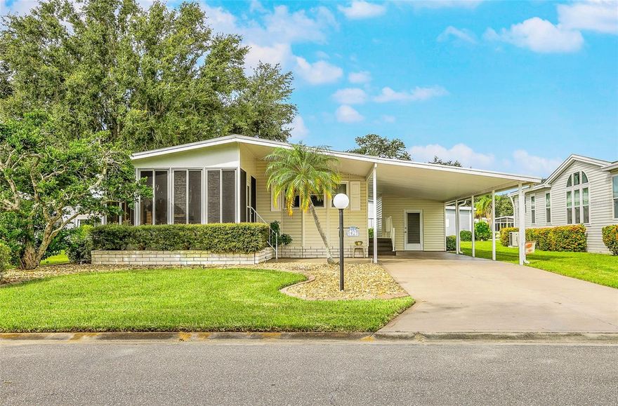 Must see!  Nicely appointed Palm Harbor home, 2 Bedroom, 2 Full Bath, located in the friendly 55 plus community of Imperial Lakes. welcoming open spacious floor plan, with kitchen and dining room combo, great casual Florida room, large primary suite with walk in closet. Upgrades to include, AC 2020, leaf filter system 2021, water heater 2025, membrane roof 2020, newer windows in living room and Florida room. washer dryer/ 2019. Home is being sold furnished! 
 Imperial Lakes is located on a beautiful lake setting on 65 acres! Very spacious Clubhouse with activities including, darts, Bingo, pool tables, poker and card games. Also included are 2 heated pools, spa, pickle ball courts, tennis courts, shuffleboard, bocce ball and picnic area. Located close and convenient to I-75, grocery stores, restaurants and floridas gulf beaches! Motivated seller!