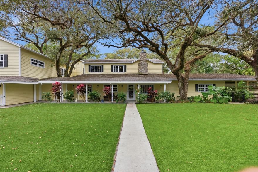 Welcome to this beautifully constructed Colonial-style residence offering over 5,200 square feet of living space and designed for both comfort and durability. Built with post-Hurricane Andrew construction standards, this home features CMU poured footers, engineered truss systems, and impact-rated doors and windows throughout, providing exceptional structural integrity and peace of mind.

Major system updates include a new roof (2023), HVAC systems (2020), updated electrical (2020), and plumbing improvements (2010). The home is equipped with multiple AC systems including a 5-ton main system, 3-ton upstairs unit, and 2-ton system dedicated to the primary suite, ensuring efficient climate control throughout.

Inside, you’ll find solid, quiet construction with well-defined living spaces, complemented by a stainless steel appliance package and a water softener with reverse osmosis system.

This versatile property includes a private upstairs guest suite of approximately 839 square feet featuring 1 bedroom and 1 bathroom, ideal for extended family, guests, a home office, or studio space.

Outdoor living is equally impressive with a charming cedar-covered front porch, mature landscaping, and low-maintenance synthetic turf installed in 2020. A rear driveway with a 20-foot rolling gate provides convenience and privacy.

The location truly sets this home apart. Enjoy close proximity to Secret Woods Nature Center, scenic waterfront walkways, and outdoor recreation. Just minutes away are Downtown Fort Lauderdale, the New River Riverwalk, Las Olas Boulevard, top-rated dining, museums, and world-famous beaches, offering the very best of South Florida living.

This property presents a fantastic opportunity for homeowners or investors seeking a well-cared-for home with no HOA.