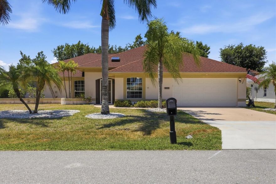 Welcome to this solid 3-bedroom, 2-bath pool home offering 2,239 square feet of comfortable Florida living in an X flood zone with NO HOA fees! This well-designed home features a highly sought-after GAS STOVE — a rare find in this area — along with a spacious kitchen complete with an island, pantry, and newer stainless steel appliances. Enjoy abundant natural light from the charming dinette area highlighted by two large windows overlooking the lanai and pool area.

Designed for both entertaining and everyday living, the home offers two separate living/family rooms, both with sliders opening to the expansive 43x21 lanai and beautiful solar-heated pool. The impressive 16x26 living room features custom built-in shelving, creating a warm and inviting gathering space.

The spacious primary suite offers private lanai access through sliders, two walk-in closets, and pocket doors for added privacy. The ensuite bath features double sinks, a soaking tub, and tiled shower. The guest bath conveniently doubles as a pool bath. Additional highlights include a large laundry room with extra storage cabinets and a spacious 2-car garage.

All the major items in this home have been updated: New Water Heater in 2024.New garage door is 2023. New Roof in 2023. 2017 panel grid solar pool pump, heater and water heating system installed.  Also included 20 KVw backup generator...

Ideally located close to great restaurants, shopping, and just minutes from pristine Gulf beaches. Sports fans will love being near two spring training facilities. Whether you're searching for a primary residence, seasonal retreat, or investment opportunity, this property offers the perfect combination of location, functionality, and Florida lifestyle living.