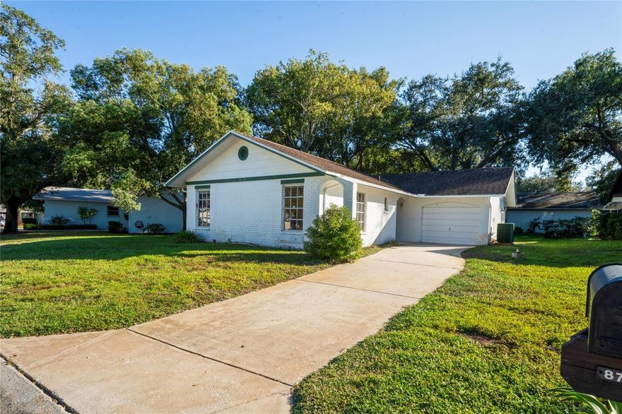 Back on Market! Buyer got cold feet. LISTED WELL BELOW TEH APPRAISED VALUE. Inspections have not been completed. Desired Timber Oaks Community – San Clemente Section!
Welcome to this spacious 2-bedroom, 2-bath home located in the sought-after 55+ Timber Oaks community. INSTANT EQUITY! IT'S EVEN PRICED BELOW PASCO COUNTY PROPERTY APPRIASERS. The open floor plan features a bright living room, cozy dinette area, and an oversized dining room—perfect for entertaining. New stainless-steel appliances and garbage disposal.  An oversized 325 sq. ft. glass-enclosed porch provides additional living space potential; simply add an A/C duct and vent to make it part of your air-conditioned square footage.
This home offers a one-car garage with laundry facilities, tile and laminate flooring throughout, and major updates including a new roof (2016) and A/C (2016).  
Enjoy resort-style living in this golf cart friendly, active community featuring a clubhouse, pool, tennis courts, card room, and billiards—plus so much more! Priced below market value, this home is ready for its new owner to add personal touches and start enjoying the Florida lifestyle. Ready for a new buyer to bring in their personal touches. Call today for your tour. This one won’t last!