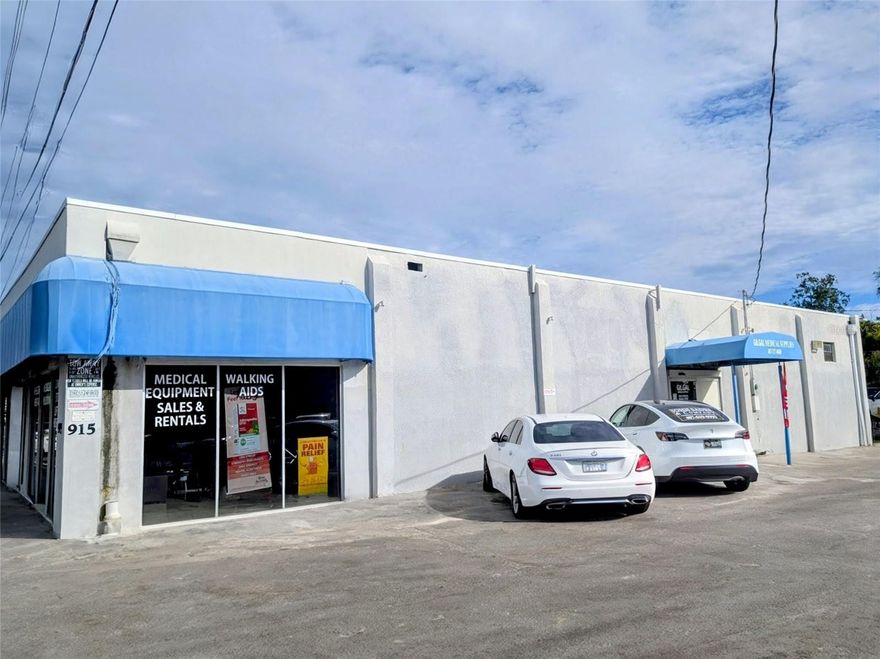 Prime SODO District location with over 100 ft of frontage on S. Orange Ave, offering exceptional visibility in Orlando’s top medical corridor. Walking distance to Orlando Health – ORMC. Ideal for medical, wellness, or high-visibility retail uses.

Former Colonial Medical Supplies building with rear-entry warehouse, ample parking, and quick access to I-4 and Hwy 408. A rare opportunity for a centrally located property with strong visibility, versatility, and redevelopment potential. Tenant is month-to-month. Included 1,200 FT of mezzanine for storage.