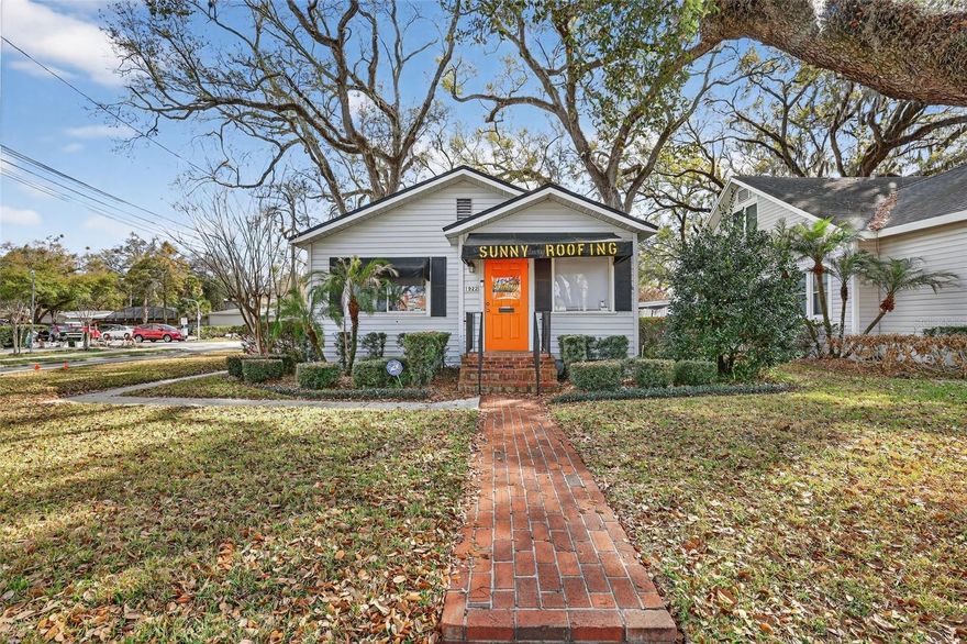 One or more photo(s) has been virtually staged. Prime Residential and Commercial Investment Opportunity in Colonialtown/Downtown Orlando! This well-located residential property at the corner of Hampton and Hillcrest offers a fantastic opportunity for both residential and commercial use. The detached 546 sq ft unit is currently under renovation and is planned to be fully remodeled into a 2-bedroom, 1-bathroom residential unit, creating great potential for rental or guest suite. Below this unit, there are two storage spaces being converted into apartments. We have the plans for two apartments.

The main building offers 1,016 sq ft of heated and cooled office space. It features 2 private offices and a main space. This commercial space is perfect for professional offices, consulting businesses, or small companies looking for a central location in Downtown Orlando. The property sits on a large corner lot with 6 parking spaces and an improved parking area. The exterior features beautiful mature oak trees, lush landscaping, St. Augustine grass, and a full sprinkler system. The main office building has a roof installed in 2012, while the residential unit has a roof installed in 2020, and HVAC systems were updated in 2022 and 2023 for added comfort. Located just one block from Colonial Drive, this property offers convenient access to downtown Orlando, the courthouse, shops, restaurants, and public transportation. With new developments planned across the street, this property provides a great mix of residential and commercial potential in a prime location.