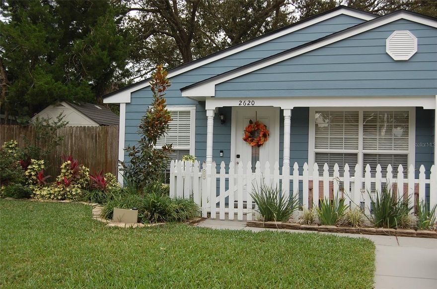 If you're looking for a fabulous annual rental, look no further! This charming and meticulously maintained home is available beginning 12/1/25. This home has been totally updated and offers 3 bedrooms, 2 bathrooms, a fully equipped kitchen, spacious living area, attached 1 car garage with full size washer and dryer, a screened side porch, rear patio, and storage shed.  The backyard delivers your own private oasis and is fully fenced for the ultimate in privacy.  Located in desirable Lake St George.  Book your appointment now.