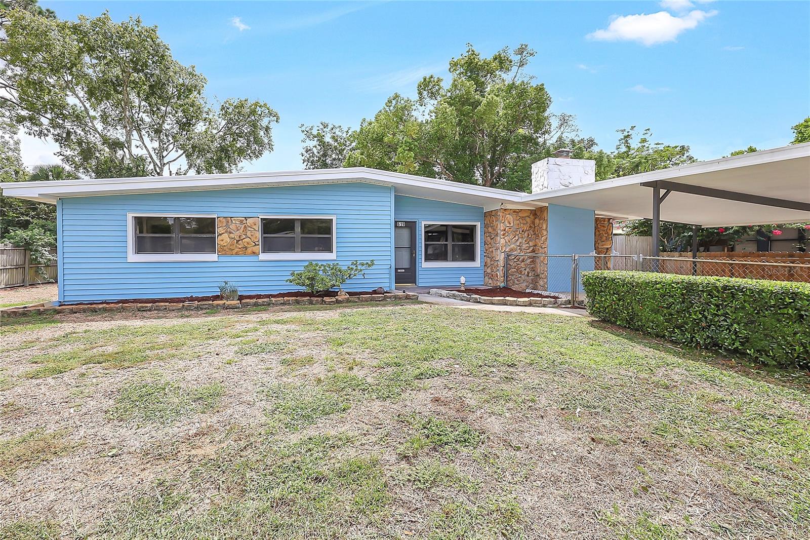 *LIMITED TIME OFFER: Seller is offering a $5,000 credit for closing costs or rate buy-downs for offers received within the first 14 days! Welcome to 619 Mimosa Ter in Sanford, a beautifully updated home that blends character with modern comfort. The living area showcases a stunning brick fireplace framed by wood beams, creating a warm and inviting focal point that adds timeless charm to the home. The kitchen has been tastefully updated with granite countertops and sleek white cabinetry, while the bathroom has also been refreshed with stylish upgrades. Throughout the home, new LVP flooring adds a clean and contemporary look. Major improvements include a brand-new HVAC system and a new water heater, giving you peace of mind for years to come. Step outside to enjoy the screened-in back porch, perfect for relaxing evenings or weekend gatherings, and take advantage of the enclosed storage area that provides plenty of extra space for hobbies, tools, or seasonal items. Best of all, there’s no HOA, offering flexibility and freedom. Conveniently located near shopping, dining, and major highways, this move-in ready home combines charm, functionality, and modern updates, making it a fantastic choice for its next owner.