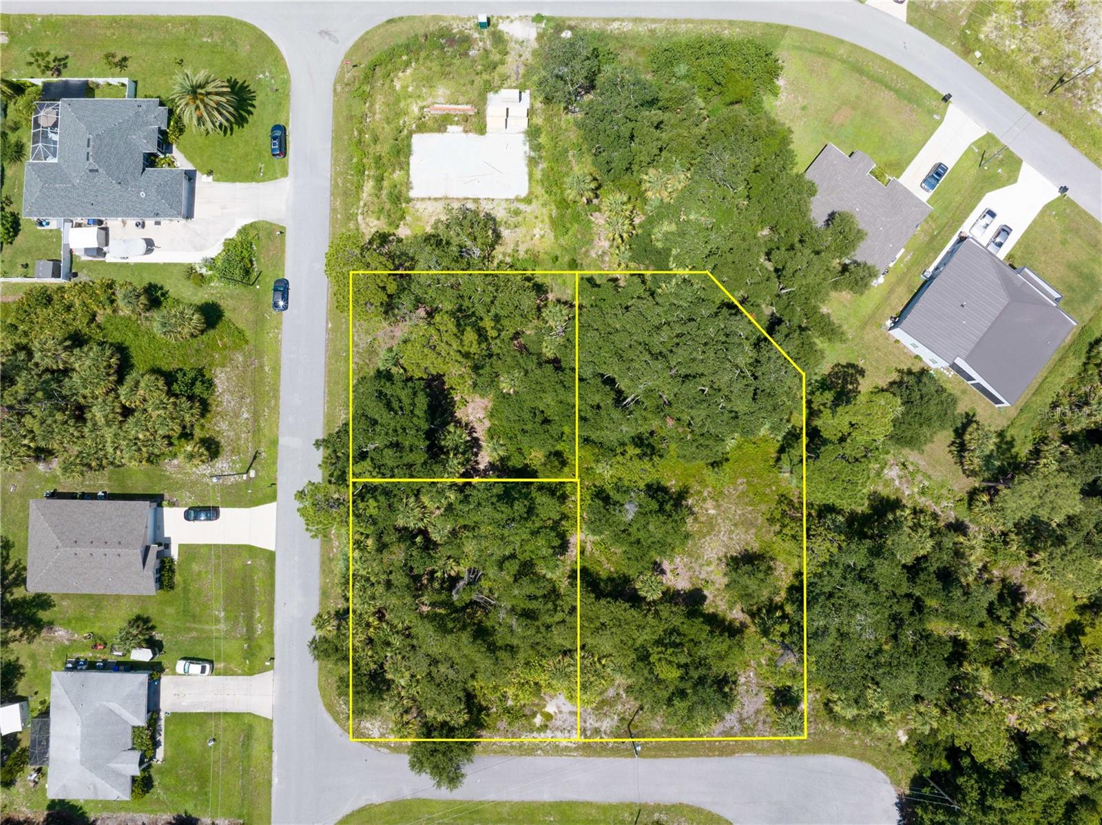 Rare Development Opportunity in North Port! Offered as an exclusive package: three contiguous residential lots: Pomona CT Lot 22, Pomona CT Lot 23, Pomona Ave Lot 24 North Port Florida 34288—totaling approximately 0.84 acres. The owner will only sell these together, and will not subdivide, making this a uniquely sized site with serious potential. Brush removal was ordered and completed at the time of purchase of all three of these lots by the owner.Whether you’re a developer envisioning a multi-home build, an investor interested in long term land hold, or an individual dreaming of a private and expansive homesite in one of Florida’s fastest-growing cities, this triple-lot package provides the kind of flexibility and scale that’s increasingly difficult to find. Zoned RSF-2 with no HOA, no CDD, the land lies within Flood Zone X, requiring well and septic, and invites custom possibilities.Located 4.3 miles from I-75, this site offers convenient access to everyday essentials: groceries, schools, medical care: as well as regional commuting routes. Nearby attractions include Myakkahatchee Creek Environmental Park, Warm Mineral Springs Park, North Port Aquatic Center, and Myakka State Forest.