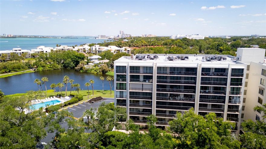 Luxury and relaxation located in a golf cart community in the Belleair Country Club golf course, this 6th-floor condo gives you the easy Florida lifestyle without the maintenance headache. Not only is it gated, its 24 hour security at the gate, along with video in the lobby for added security. A bonus perk - skip the wait list for the Belleair Country Club as an owner of one of the condos in this community. Inside, the open kitchen flows right into the living room, making the space feel connected and functional whether you’re relaxing at home or having people over. Step out to the large balcony and take in a view of the Gulf, with automatic blinds on the windows and sliders when you want privacy or shade. The unit also has impact windows and sliders, combined with automatic retractable/rolling storm shutters, in-unit laundry with your stackable washer and dryer, and a reverse osmosis water system already in place. Downstairs, you’ve got ground-floor storage plus under-building parking so you can stay out of the elements. Enjoy the heated and cooled pool year round, creating the perfect environment at any time.  All of it sits inside a gated community with a guard, in one of Belleair’s most convenient spots near the water, golf, and everything that makes this area so desirable.
