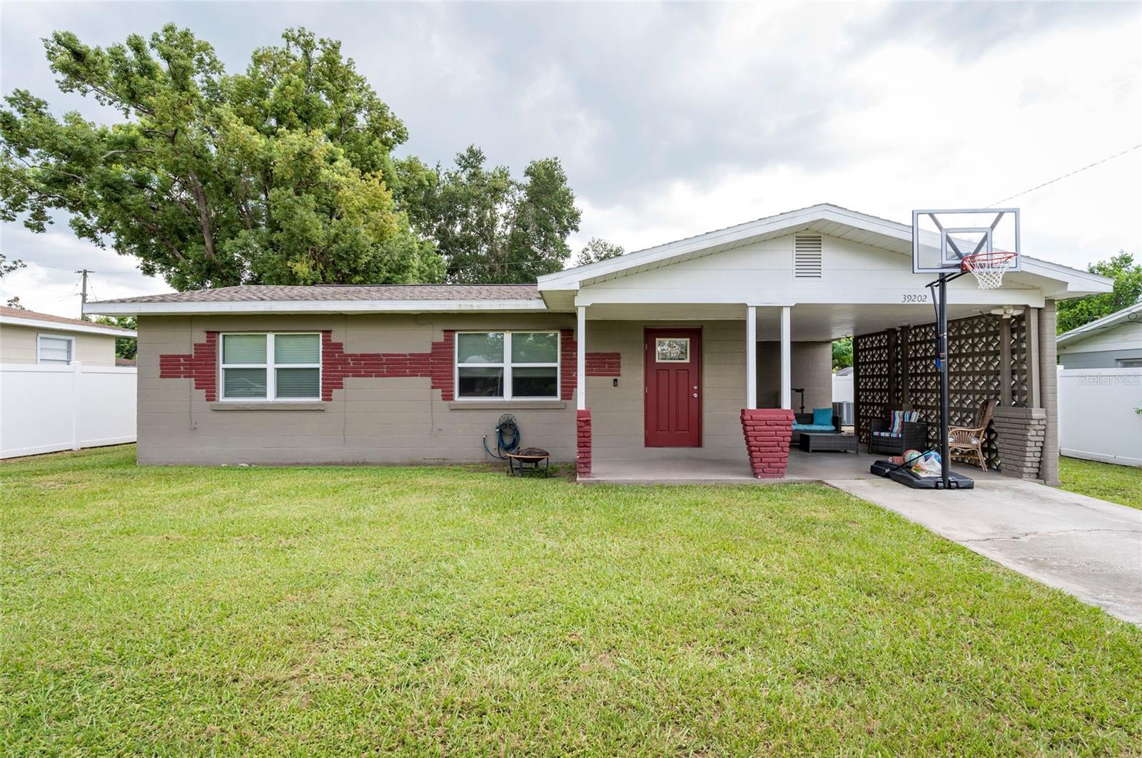 This move-in-ready gem is packed with upgrades and ready for its new owner. No HOA and not in a flood zone!! This solid block home has 2-bedrooms, 2-bathrooms and features a 20’x11’ BONUS ROOM perfect for an office, guest space, or hobby room. The exterior has been freshly painted, and big-ticket updates are already done—Roof ‘23, Windows ‘21, Water Heater ’20 and New Appliances over the last 2 years. Sip your coffee in the 14’x10’ enclosed sun room or make it a play room that heads out to the backyard! Set on a spacious lot, this home features a huge fully fenced backyard with a sparkling POOL—perfect for pets, entertaining, or future expansion. There is a detached 12' by 14' concrete block shed with electricity that can be used as storage or a workshop. Close to downtown Zephyrhills and walking distance to Veterans Memorial Park. This is you chance to experience Florida living!