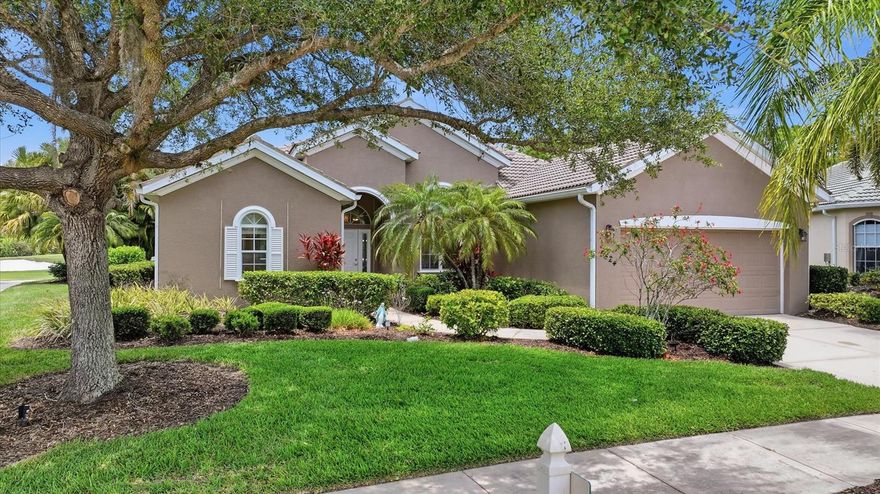 Positioned along the #2 green of Heron Creek’s Creek Course, this well-designed pool home offers the kind of space, layout, and lifestyle that buyers rarely outgrow. With 3 bedrooms, a large bonus room, and 2.5 baths, the floor plan balances open gathering spaces with privacy for both owners and guests. The kitchen features stainless steel appliances, light cabinetry, solid surface countertops, and an aquarium window overlooking the heated pool, lanai, and golf course beyond — a view that quietly becomes the backdrop to everyday living. The split-bedroom design places the generous primary suite apart from the guest rooms, with direct views of the pool and outdoor living area. 
One of the home’s most practical features is the dedicated half bath with direct pool access — something pool owners immediately appreciate. The oversized bonus room offers flexibility for a den, media room, office, or additional guest space depending on lifestyle needs.
Located just moments from Heron Creek’s elegant clubhouse, residents enjoy access to 27 holes of Arthur Hills-designed championship golf, tennis, fitness facilities, resort-style pool and spa, and both fine and casual dining within one of North Port’s premier gated golf communities. An active social calendar, beautifully maintained grounds, and golf cart-friendly access to nearby shopping, dining, and everyday conveniences make Heron Creek one of the area’s most desirable lifestyle communities.Beyond the gates, North Port continues to grow in popularity for its convenient location between Sarasota and Fort Myers, proximity to Gulf beaches, Braves spring training, boating, fishing, parks, and the expanding Wellen Park district with its dining, entertainment, and community events. No CDD fees and a Flood Zone X designation add to the overall value. Mandatory membership is available at three different price levels starting at $275/month. 
This is comfortable country club living without unnecessary complication — a home equally suited for full-time Florida living or a seasonal retreat. Please note interior video cameras may or may not be on. Inform your