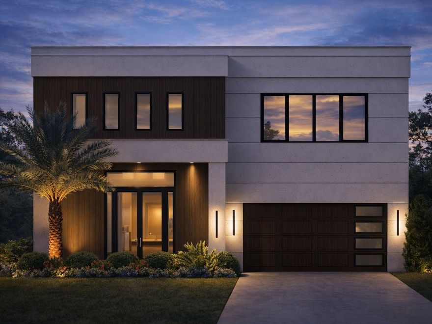 Under Construction. Situated in the heart of Colonialtown, just a short walk from Lake Highland Prep and moments from the vibrant energy of Mills Avenue and Colonial Drive, this home represents a rare level of residential excellence. Masterfully built by Insight Construction, this custom residence stands apart from the moment you arrive. The façade is bold, distinctive, and intentionally different from anything else in the area, making a clear architectural statement that reflects the caliber of construction behind it. Built with solid block construction on both floors, the home is engineered like a fortress, offering exceptional durability, insulation, and long-term quality that is rarely seen in modern new construction. Step inside and you are immediately met with a breathtaking sense of scale. Soaring 24-foot ceilings anchor the entry and main living space, while 12-foot ceilings throughout the first floor create an open, elevated atmosphere that feels both grand and inviting. The expansive living room is designed for impact and flows seamlessly into a stunning chef’s kitchen that serves as the heart of the home. Sleek quartz countertops, premium stainless steel appliances, custom cabinetry, and a massive walk-in pantry combine beauty with performance, making the space ideal for both everyday living and elevated entertaining. Upstairs, the home transitions into a private sanctuary. The primary suite is nothing short of exceptional, offering generous proportions and a true sense of retreat. The spa-inspired bath is finished to the highest standard, featuring dual vanities, a large walk-in shower, a freestanding soaking tub, and a boutique-style walk-in closet designed for both luxury and functionality. Secondary bedrooms are equally impressive, each generously sized and complete with en-suite bathrooms, providing privacy and elevated comfort for family and guests alike. A covered upper-level balcony extends the living experience outdoors, offering a quiet place to enjoy morning coffee or evening sunsets. Outside, a spacious covered lanai with a fully equipped summer kitchen creates the perfect environment for year-round entertaining. The sparkling pool and beautifully landscaped backyard provide a private oasis, ideal for hosting, relaxing, or simply enjoying Florida living at its finest. Every aspect of this home reflects a commitment to excellence, from its impeccable construction quality and architectural distinction to its refined interiors and resort-style outdoor living. This is a home for the buyer who values craftsmanship, design integrity, and a level of quality that goes far beyond the ordinary.