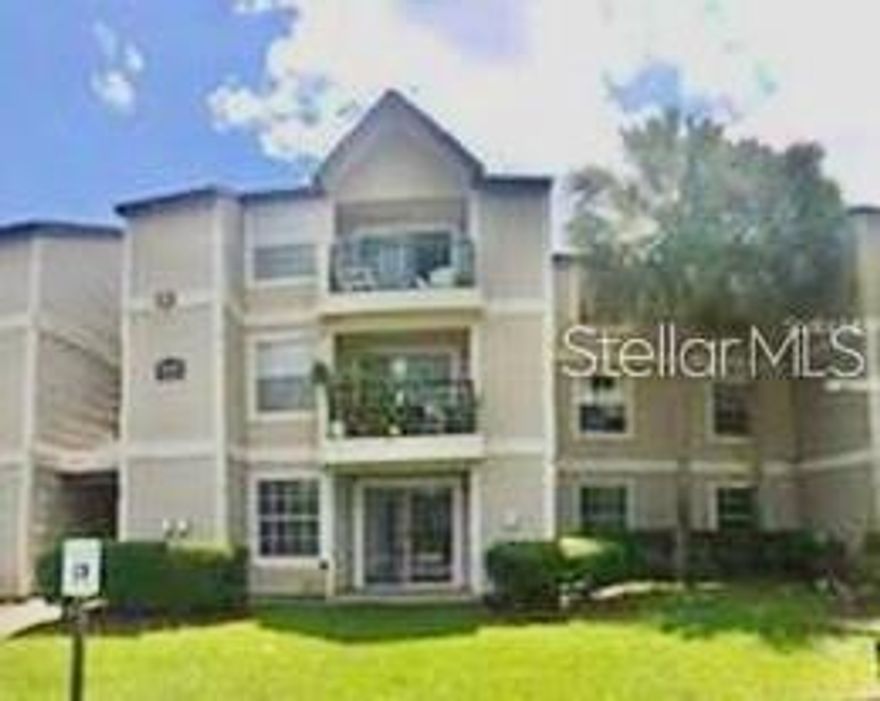 One or more photo(s) has been virtually staged. Good location Near Millennia Mall in Orlando! for rent! COME AND SEE!!! POND VIEW! Renovated first floor condo, 3 bedrooms, 2 baths, FRESHLY PAINTED. A dining area is next to the kitchen which features a breakfast bar and STAINLESS STEEL appliances. Offering a laundry room with washer and dryer, enough space to double as a pantry as well. The master bedroom boasts a walk-in closet and private access to the covered patio! A full bath with a tub/shower combo is located just outside the master bedroom. Back across the living room you find two additional bedrooms and another full bath with a tub/shower combo. This split floor plan gives everyone their own privacy. Beautiful wood laminate floors in the main living areas and tile in the bedrooms and baths. No carpets. Living room with Sliding Glass Door to the covered patio overviewing the serene pond! Amazing community amenities including a SPARKLING in-ground pool, jacuzzi, and fitness center! Great location! Easy access to I-4, the turnpike, Orange Blossom Trail, John Young Parkway, and The Millenium Mall with Tons of local shopping and dining options. This condo provides everything you need, and is near everything in the Orlando area. The opportunity of a lifetime is knocking, schedule your exclusive viewing today.