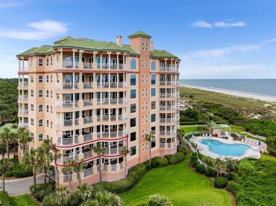 Welcome to 604 Ocean Club Ct, an exquisite oceanfront condominium located in the prestigious Ocean Club Villas community within Amelia Island Plantation. This luxury residence offers an unmatched combination of sophistication and comfort, perfectly positioned to capture stunning views of the Atlantic Ocean and provide an exceptional living experience.

As you enter this magnificent property, the expansive open floor plan immediately captivates with its seamless blend of luxury and functionality. The common areas are adorned with elegant travertine flooring, enhancing the flow between spaces while offering timeless and lasting appeal. A striking gas fireplace, framed by custom-built shelving and cabinetry, adds warmth and a touch of refinement to the living room. The adjacent dining area, designed to accommodate up to 10 guests, boasts panoramic ocean views, creating the perfect setting for any occasion.

The kitchen has just been completely renovated from top to bottom in 2025, elevating the heart of the home with a bright, modern aesthetic. It now features elegant white cabinetry, brushed gold hardware, and white quartz countertops that radiate coastal elegance. The central island has been redesigned with a functional new layout and includes integrated sinks, while updated lighting, fixtures, and wall details complete the transformation. Paired with top-of-the-line stainless steel appliances—including double ovens, a built-in cooktop, prep sink, wine cooler, warming drawer, and ice maker—this kitchen delivers both beauty and professional-grade functionality.

Adjacent to the kitchen, the oceanfront family room and library provide a cozy retreat with built-in bookshelves and cabinetry—perfect for enjoying a good book, movie night, or simply relaxing in good company. The primary suite is a true sanctuary, offering a private escape with direct access to a spacious balcony, ideal for stargazing or listening to the soothing sounds of the sea. The luxurious en suite bath features imported marble floors and countertops, a jetted tub, separate shower, dual vanities, and a walk-in closet complete with built-ins, drawers, and even a built-in ironing board.

In addition to the primary suite, the property includes two thoughtfully designed guest bedrooms—perfect for family or visitors—as well as a dedicated office with built-in desks and cabinetry, ideal for working from home. The expansive balcony, complete with a built-in grill, offers spectacular views of both the ocean and the community pool, making it an ideal space for outdoor entertaining or unwinding.

Practical features include an underground garage with parking and additional storage, offering convenience and security. Both HVAC units have just been replaced in 2025, providing enhanced efficiency and peace of mind for years to come. Amelia Island Plantation is a secluded 1,350-acre paradise located just 29 miles from Jacksonville International Airport. It offers a lifestyle in perfect harmony with nature, with amenities such as fine dining, a full-service spa, shopping, biking and walking trails, pools, and miles of pristine beaches. Membership to the Amelia Island Club is also available, further enhancing this luxurious lifestyle experience.

Discover the pinnacle of oceanfront living in this exceptional Amelia Island residence.