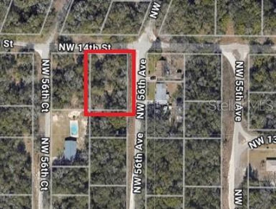 Seize the chance to build your dream home on this oversized 0.34-acre corner lot, ideally situated at NW 14th St and NW 56th Ave in a fast-growing area of Ocala. With steady development surrounding the neighborhood, this property offers an excellent opportunity for a custom residence or a smart investment. Be part of Ocala’s expanding future—this promising lot won’t last long!