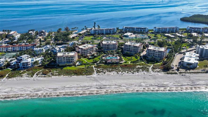 Completely redone with the highest detail to finishes just finished in 2025! Spectacular walkout to the beautiful beach and azure Gulf of Mexico from this first floor beachfront condo that features a private pool and spa. Positano, a 10 acre oasis with only 29 residences, has a full time security and a gated entrance. This is Florida living at its very best! A fantastic wrapping terrace on the gulfside offers outdoor enjoyment from the main living area and master suite with steps leading down to the private pool. Two other terraces off the additional bedrooms with privacy and wonderful views. This true three bedroom all with private baths is 3343 square feet. A Gulf front gourmet kitchen with state-of-the art appliances has an adjacent family gathering area. The open plan flows from the living room area to the dining room and the floor to ceiling windows dramatically overlook the Gulf of Mexico and beach. This home has beautiful wood floors, 10 foot ceilings, crown molding and comes with a private enclosed three car garage. The Owners' Club amenities include a state-of-the-art fitness center, catering kitchen, lounge with a fireplace, Plasma TV and surround sound system. There is a 75 foot olympic pool and spa plus outdoor grilling and shaded cabanas. The grounds are lush with tropical foliage and meticulously maintained