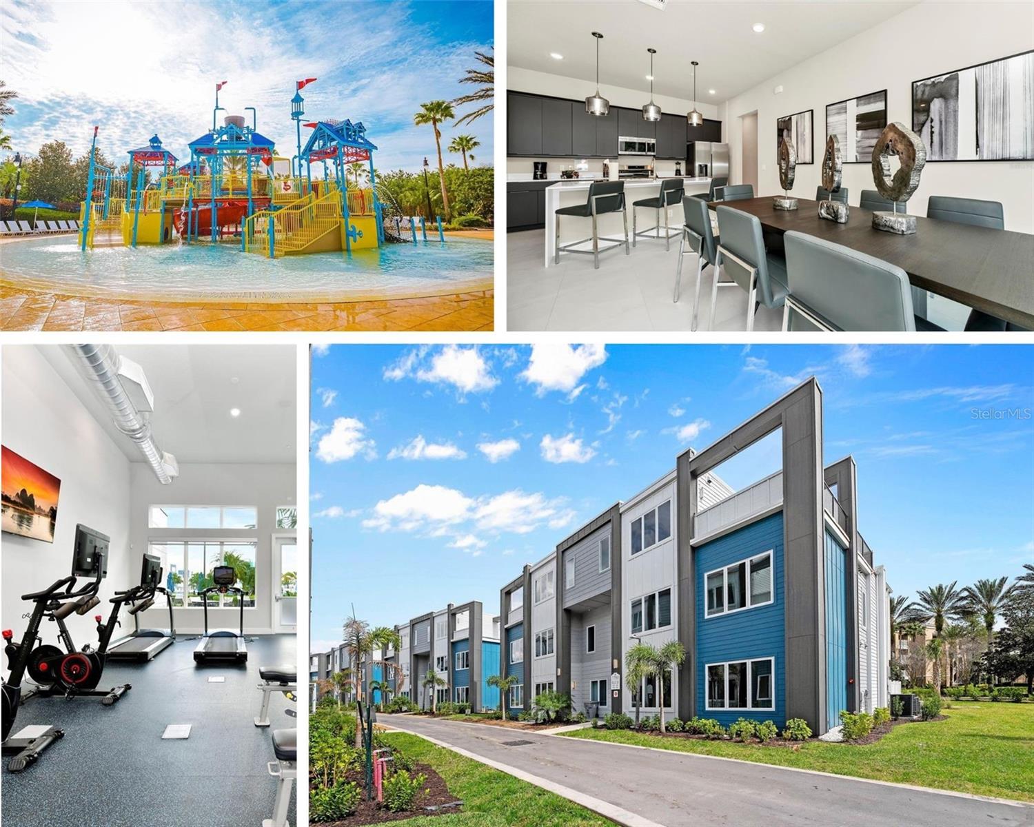 FURNISHED condo on the 1st floor in Spectrum Resort! Enjoy a fully equipped kitchen with modern appliances in this recently built 2023 unit. You'll have exclusive access to all Spectrum Resort amenities, including a resort-style pool with cabanas, a fitness center, a game area, and more. Plus, this condominium INCLUDES MEMBERSHIP to Reunion Resort, offering access to three world-class golf courses, tennis, pickleball, eleven swimming pools, restaurants, and many other luxurious amenities. Located just 15 minutes from Disney World and near I-4, you'll have easy access to all of Orlando’s attractions. This home is a complete lifestyle upgrade, all included in the price. Live where others vacation. Don't miss out on this incredible opportunity—schedule your showing today!