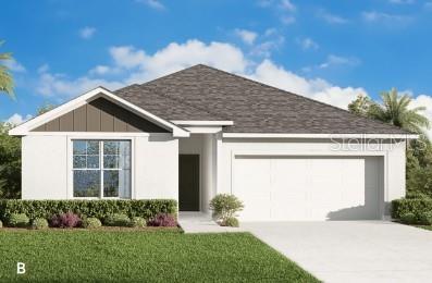 Under Construction. "Photos are of a model home or previously built home and are for illustrative purposes only. Actual home may vary in color, finishes, features, and layout. Please contact the sales team for details on specific homesite selections."
Experience modern living in this stunning brand-new home, just minutes from I-75 and conveniently located near an array of dining and shopping options. Boasting three spacious bedrooms and two elegantly appointed bathrooms, the residence features luxurious vinyl flooring throughout its main living areas and premium carpet in the bedrooms. Designer quartz countertops elevate both the kitchen and bathrooms, while the kitchen itself delights with sleek stainless steel appliances—including a refrigerator—and a chic tile subway backsplash. The home's inviting curb appeal is enhanced by a sophisticated stucco exterior accented with tasteful stone details, perfectly combining comfort and style.