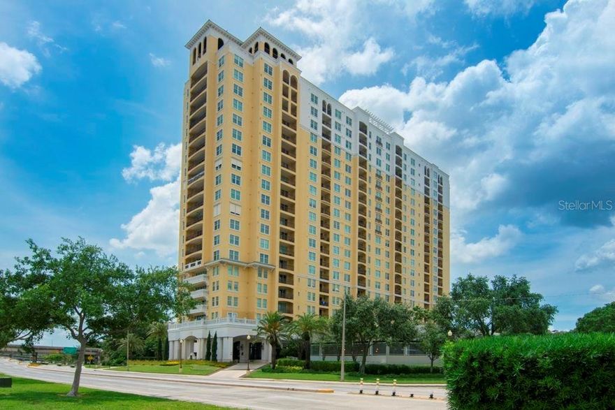 This Grand Penthouse 2-bed, 2-bath condo comes with 2 parking spaces, a storage unit, and a wine locker.  With  views of the downtown Tampa and water from every room. The primary suite has a large walk-in closet for storage. The outdoor balcony has stunning views of the city. The buildings amazing amenities include two fitness centers—one for cardio and the other for weights—along with men’s & women’s saunas. Newly renovated guest suites are available for rent. Additionally there is a media and office space, a party room, a welcoming library, and a heated pool with a grill area. FOB building access and concierge services complete the experience of a well rounded and secure building. The unit comes with storage unit (B-4), two parking spaces (121 & 231), plus a wine locker (#7). The building is minutes from everything: A-rated schools, waterfront dining, gourmet groceries, lively entertainment, and easy access to Tampa International Airport. Schedule your private showing today!
