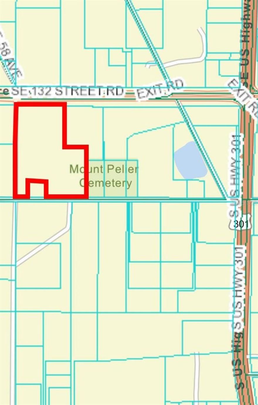 Many new developments near property. High traffic thoroughfare, SE 441 and SE 132nd Street. Near the Villages Retirement Community.