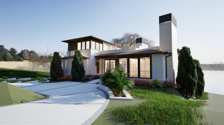 Pre-Construction. To be built. Welcome to The Bella Lago Residence, an architectural statement of refined living in the heart of Clermont, FL. This residence captures the essence of modern luxury while embracing timeless European inspired design. Set upon one of Mirror Lake’s most remarkable lakefront homesites, the property offers an unparalleled blend of serenity, sophistication, and natural beauty.
Nestled on Lot 10 with  77 feet of direct lake frontage and approximately 144 feet of stately street frontage, this setting is purposefully positioned to command sweeping, unobstructed views across the tranquil waters of Mirror Lake.
From the future porch or expansive pool terrace, the landscape reveals itself as a rare, preserved glimpse of Old Florida—quiet rippling water, a natural shoreline, mature native trees, and the nostalgic presence of an active orange grove just across the lake. Osprey glide overhead, punctuating an atmosphere of calm and understated grandeur.
To the left, the horizon opens toward the manicured greens of the Clermont National Golf Course, creating a striking and uncommon fusion of lakefront tranquility and golf course prestige—a pairing seldom found in Central Florida.
The Bella Lago Residence is conceived as an elevated multilevel estate, where each level is purposefully designed to optimize natural light, long lake views, and a fluid indoor–outdoor living experience designed for both grand entertaining and intimate everyday living. The main level boasts an open concept layout anchored by a gourmet kitchen, with living and dining areas that flow seamlessly onto the pool terrace for effortless indoor outdoor living. The upper-level features spacious bedrooms and a lavish primary suite, while the finished lower lakefront level offers additional lounge, recreation, or storage possibilities.
Architectural finesse continues outside, where clean lines, expansive glass, a rooftop terrace, curated landscaping, and a refined motor court complete the estate like ambiance. Every detail is designed to honor the art of luxury living and the beauty of the surrounding landscape.
Mirror Lake is an intimate, gated enclave of just 21 luxury homesites, served by natural gas and a private sewer system—delivering both exclusivity and peace of mind. More than simply a place to call home, Mirror Lake is a curated lifestyle—convenient to everything yet delightfully secluded in its ambiance. With only 21 opportunities available,  The Bella Lago on Lot 10 stands apart as one of the community’s signature offerings, presenting an extraordinary lakefront canvas for your bespoke luxury residence. Call us to reserve this extraordinary Lot while you meet with Beau Monde Builders to explore this home design further and take next steps to making Mirror Lake your Dream Home Come True!