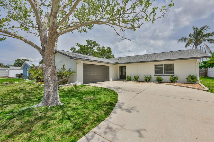 NO  HOA, NO CDD, BEAUTIFULLY REMODELED, AC 2024, Water Heater 2026, Roof 2017, Interior/Exterior Paint 2026!! Welcome to 539 Red Mangrove Ln, where a new lifestyle awaits in the heart of Apollo Beach. This beautifully remodeled home invites you in with its warm embrace, modern elegance and cozy comfort. Natural light floods the main living space illuminating the freshly painted, rich interior with luxury vinyl plank flooring spanning the entire length of the property. The sleek quartz counters, brand new white cabinets and gleaming stainless steel appliances open every possibility to culinary creativity in this brand new kitchen, overlooking the spacious Great Room.  A split floorplan offers separation and privacy and a newly remodeled Primary Suite with double vanities and stunning stand up shower that won't disappoint. Across the home, two large bedrooms share a second bath, complete with the same finishes. Enjoy peaceful Florida evenings listening to the palm trees sway on the oversized, covered and screened lanai. Every corner of this home reflects meticulous attention to detail, from the tasteful landscaping that greets you outside to the seamless flow of inviting spaces inside. With no HOA restrictions, this property offers the freedom to bring your toys and create the lifestyle you've always envisioned. Rest easy knowing the essentials are taken care of?from mechanical to cosmetic, plumbing to electric, this home is more than just a place to live; it's a canvas for your memories, a sanctuary for your soul.