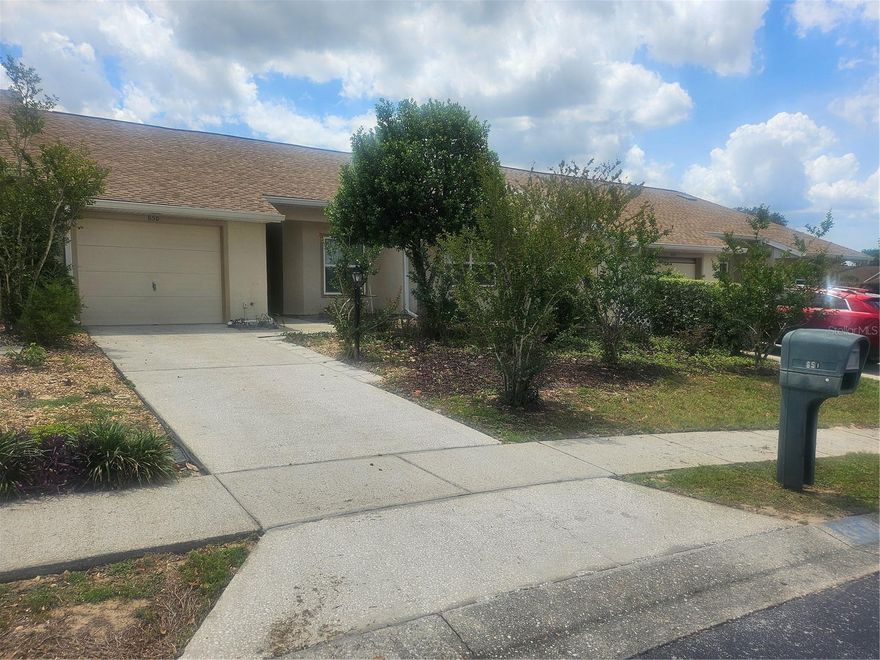 Condo For Sale with almost 1300 square feet in the Citrus Hills, Forest Ridge Community.  This is a great location close to the Shoppes of Citrus Hills,  the Shoppes at Black Diamond, and the Suncoast Parkway.  Tampa General is building a full hospital in the near future right around the corner.  This condo has a newer roof and the AC was installed in 2016.  The laundry room is inside the home and has a lot of space.  The screened in Lanai has plenty of space to enjoy.  Make this one your own!