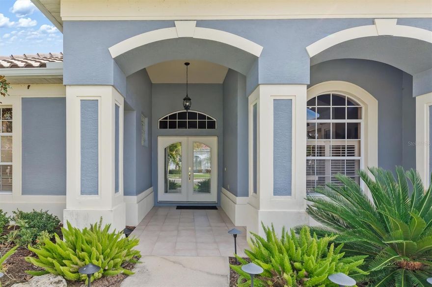 NO CDD FEE! Welcome to resort-style living in the heart of Heron Creek Golf & Country Club, one of Southwest Florida’s premier gated golf course communities. This meticulously maintained 3-bedroom, 2-bath home with a Highly sought after 3-car garage, offers picturesque views of the #1 tee on the Marsh Course, one of three 9-hole courses! A recently replaced barrel tile roof(2024), in addition to Range, Refrigerator, Hot water heater, AC and Gas spa heater, ALL replaced in the past 5yrs
The stunning double front door entry, welcomes you to the updated open floor plan featuring granite countertops, tile flooring, and fresh interior paint, creating a bright and inviting atmosphere. The oversized primary suite boasts a tray ceiling, dual walk-in closets, and a spa-like bath with split vanities, a separate walk-in shower, and a relaxing soaking tub.
A pocket door provides privacy to the split guest bedrooms, one of which offers direct access to the lanai—ideal for guests or family. Step outside to the covered and screened lanai with an in-ground heated spa, perfect for unwinding while enjoying tranquil golf course views.
Walking distance to tennis courts, the state-of-the-art fitness center, and the stunning clubhouse, this home delivers both comfort and an unbeatable country club lifestyle.
 Heron Creek amenities include a 21,000 sq ft clubhouse, 27 holes of Championship golf Arthur Hills designed, a resort style pool & spa, a social activity calendar sure to please all social expectations, a fitness center, Tennis courts & formal & casual dining options! 
A Club Membership is required with 3 membership levels offered beginning at $276/month
 NO CDD - LOW HOA FEES include lawn care, trimmings, mulching, irrigation, FIBER OPTIC- TV, High Speed Internet & Gated entry!
 Conveniently located and easy access to I-75 & US-41,  Shopping, Biking trails, WELLEN PARK, Braves Stadium & will be just 3 miles to the new Sarasota Memorial Hospital being built soon!
Come for a visit stay for a Lifetime!