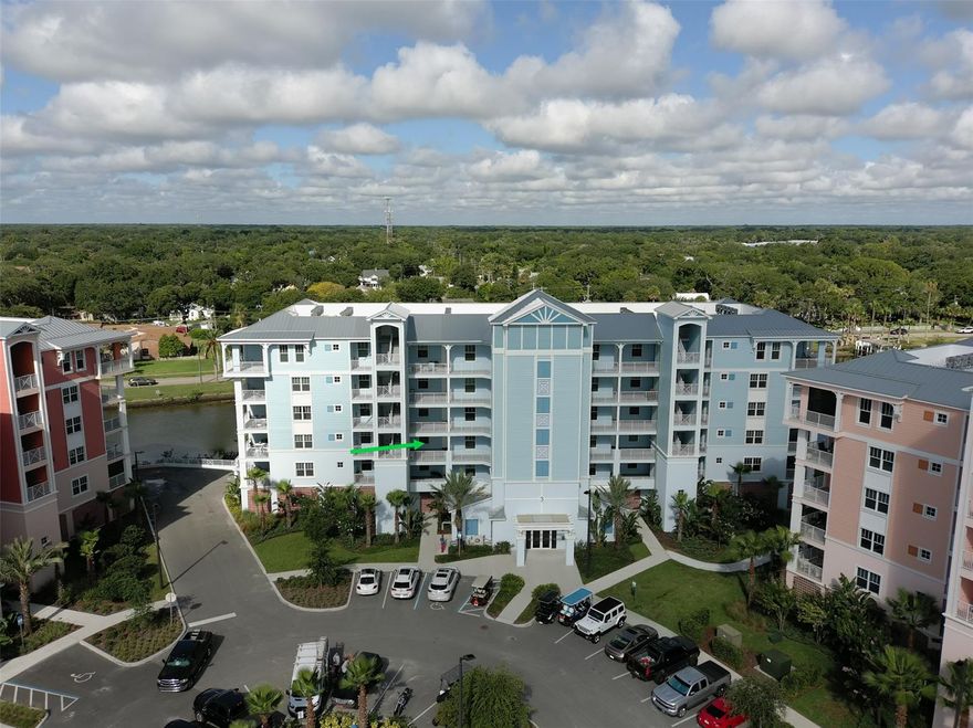 Live the life you love in this beautiful Riverwalk third floor, three bedroom condo!  This is an upgraded “The Causeway” floor plan. As you enter, you will find the 2 guest bedrooms with like new carpet and good closet space.  The east guest bedroom has direct access to the guest bathroom. Laundry room is close by with a superior full size washer and dryer that will stay for the new owners to enjoy.  There’s also a utility sink with more closet storage and upper cabinets.  The kitchen and bathrooms have gorgeous Cambria quartz.  Well-appointed kitchen has soft close drawers, stainless steel appliances, under cabinet lighting and a lovely glass tile backsplash to bring it all together just beautifully.  The upgraded pendant lights glow over the breakfast bar, perfect for extra seating when friends and family come to visit.  The kitchen opens to the living/dining room, and the sink is perfectly placed for a lovely view of the trees and water.  The master bedroom is so inviting with a sunny window that faces west as well as a set of sliding glass doors that lead to the 19.5x7.4 balcony.  The large master closet has a professionally installed organizer.  There are his and her vanities in the master bathroom as well as a jetted tub and standing shower!  Enjoy relaxing evenings or a morning cup of coffee on this lovely balcony that has a tile floor and an upgraded ceiling fan and light. Enjoy a cool drink and watch local birds, dolphins, manatee and stunning sunsets. Bonus upgrade is the electric screen on the balcony, great for shade, bug free evenings and keeping your pets safe! Amenities at Riverwalk include clubhouse, pool, hot tub, tennis/pickleball court, fitness room, theater room, bocce ball court and shuffleboard. Very close to great restaurants, Flagler Avenue, Canal Street, Brannon Center and park. ;LocationDescription: Condo ;Water: City