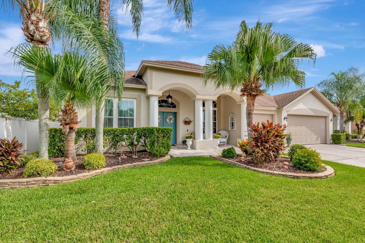 Welcome to your dream home in the highly sought-after Calusa Trace community! This beautifully updated rare floor plan with 4-bedrooms, 3-bathrooms as well as an office and flex space. This residence offers the perfect blend of elegance, functionality, and Florida lifestyle living.
Step inside the paved front porch, through the double front doors to discover a spacious, light-filled layout featuring high ceilings, stylish finishes, and an open-concept design ideal for entertaining. The updated gourmet kitchen boasts double ovens, granite countertops, stainless steel appliances, and a large island that flows seamlessly into the family room and dining area. A dedicated office provides the perfect work-from-home setup with French doors for privacy, while the versatile flex space can be tailored to your needs—whether it's a playroom, gym, or media lounge.
The luxurious primary suite includes a spa-like updated bathroom with dual vanities, a soaking tub, and a walk-in shower. Be sure to also check out the double walk-in closets. Three additional bedrooms are located on the opposite side of the home and offer ample space and privacy for family or guests. One of the bedrooms also features an en-suite bathroom that also connects to the outside for a pool bathroom as well. Step outside to your private oasis: a screened-in lanai with a sparkling salt water and heated pool, surrounded by lush landscaping and plenty of room for outdoor dining and relaxation. The lawn outside of the screen is perfect for any four-legged friend and is large enough to throw the football or enjoy a cozy evening by the firepit.
As if that wasn't enough, this beauty has new windows and custom hurricane shutters, water filtration and water softener. This home also has a very spacious three car garage and is located in a prime location near top-rated schools, parks, and shopping.
Don’t miss this rare opportunity to own a move-in-ready pool home in one of Tampa’s most desirable neighborhoods. Schedule your private showing today!