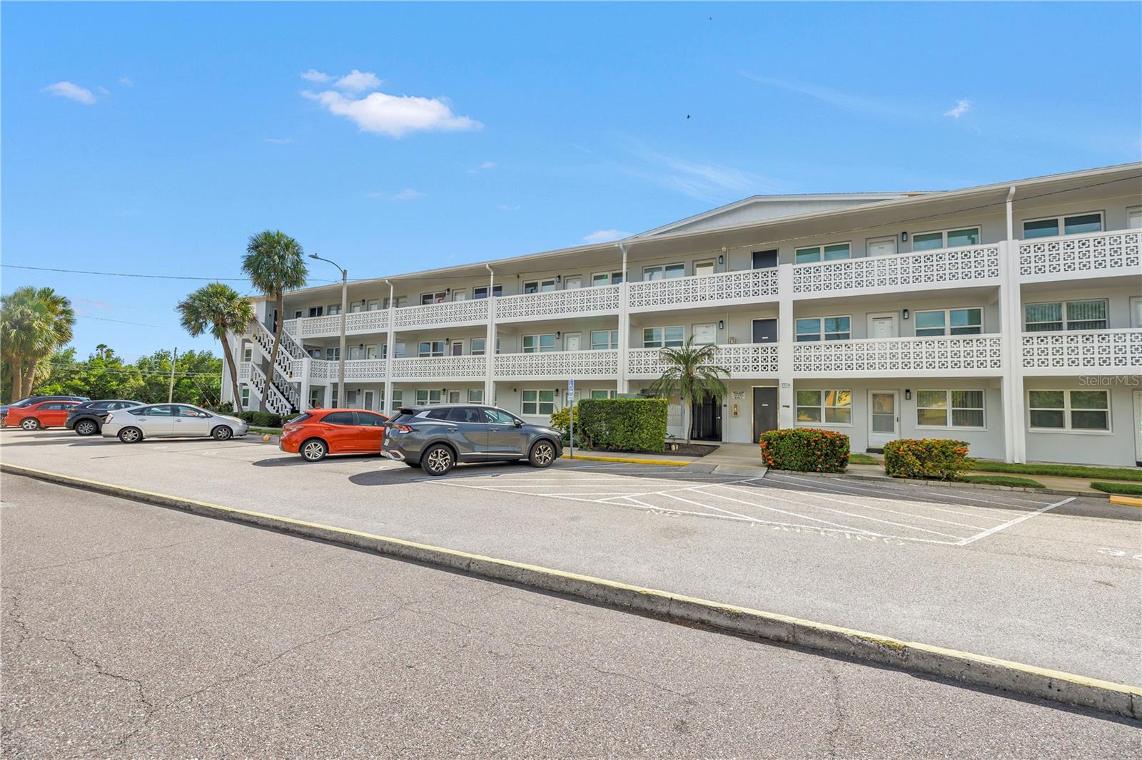 Welcome to sunny St. Petersburg and this beautifully updated 1-bedroom, 1.5-bath condo featuring the largest 1 bedroom floor plans available in the community. Perfect for full-time living or a warm-weather getaway, this move-in ready condo offers comfort, style, and convenience.
Step inside to find luxury vinyl plank flooring, coastal-inspired paint and accent walls, and a spacious enclosed sunroom ideal for a home office, guest room, or hobby space. Enjoy peace of mind with impact windows and electric hurricane shutters.
The kitchen is a standout, featuring upgraded cabinetry, granite countertops, marble backsplash, and stainless steel appliances the perfect mix of function and flair. Both bathrooms have been tastefully updated with new vanities.
Located just across the street from shopping and daily conveniences, this condo offers unbeatable access to everything you need. The community includes a heated pool, shuffleboard courts, lush courtyard views, a large clubhouse for gatherings, and shared laundry facilities in each building. HOA fee includes water, trash, cable, internet and ground maintenance.
Whether you're looking for a second home to enjoy St. Pete winters or a relaxing, low-maintenance lifestyle year-round — this condo has it all!