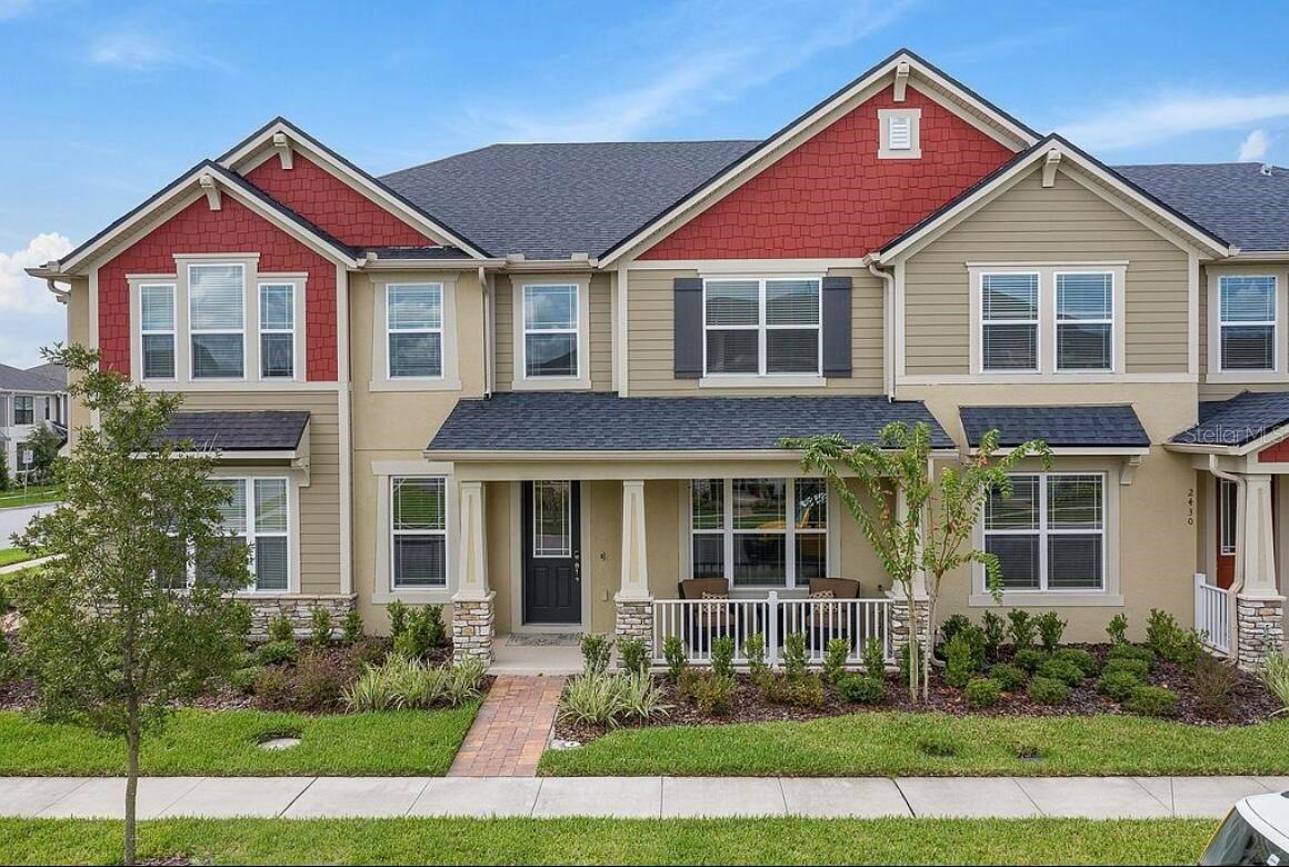 Experience modern living in this beautifully designed townhouse featuring spacious interiors and high-quality finishes. The open-concept layout includes a bright living area, elegant kitchen with updated appliances, and a cozy dining space. Relax in the serene master suite and enjoy additional comfortable bedrooms. Benefit from convenient access to nearby amenities, dining, and entertainment options, all set within a welcoming community.
This luxury style 2 story townhome features 3 bedrooms with 2.5 bathrooms on 1603 sq. ft. of living space with large windows and high ceilings.
The main floor features an open floor plan with plenty of natural light; porcelain 18x18 tiles throughout; and a spacious 1/2 bathroom. The kitchen offers large granite countertops; 42 inch cabinets, stainless steel appliances: double door refrigerator (brand new), electric stove, microwave, and dishwasher; and a large walk-in pantry.
The L-shaped stairs with wooden railing leads you to the 2nd floor that offers like new carpet throughout; 3 bedrooms, 2 full bathrooms; linen closet, and laundry closet with Whirlpool front loader washer and dryer.
The 2nd bathroom has a large spacious granite counter top and standard size bath tub with porcelain tile walls.
The large master suite has an additional sitting area and a large covered balcony. The master bathroom has dual sinks on a granite counter top, large porcelain tile shower, and large walk-in closet with plenty of shelf space.
Outdoor features include a large 2 car garage, 2 car driveway with pavers, and a large covered patio.
Smart features: Ring doorbell, keyless entry, Ring driveway camera, and smart thermostat.
Community features include: man-gated security 24/7; resort style zero entry pool; splash pad; barbecue grills; clubhouse with ballroom; fully equipped gym; sports field, walking and cycling trails; playgrounds, and more.
Minutes from Major highways, Minutes from The Loop shopping center, grocery stores, restaurants, and much more. Top rated schools.