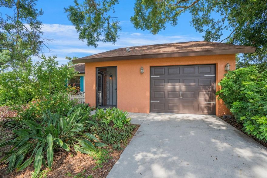 Welcome to this charming 2-bedroom, 2-bath home located in the highly sought-after Cedar Hollow neighborhood. A quaint courtyard sitting area greets you as you approach the front entry, offering the perfect spot to enjoy a morning coffee or evening breeze. Inside, you’ll find a warm and comfortable atmosphere thoughtfully created by the current owners, making the home feel both welcoming and peaceful. The heart of the home is the custom-designed kitchen, featuring handcrafted cabinetry, and ample counter space—perfect for everyday living or entertaining guests in style. Step out back to the generous screened lanai, where you can unwind while taking in serene views of the expansive 1.8-acre lot. Just beyond, a private barbeque area awaits—ideal for hosting friends and family or simply enjoying a quiet outdoor meal. The backyard is a true oasis, surrounded by several fruit trees, lush vegetation, and meandering walking paths that create a peaceful, park-like setting. And for those who enjoy a touch of country living, there’s even a well-maintained chicken coop, providing fresh eggs and a charming country element to the property. This unique home blends comfort, privacy, and natural beauty in one of Sarasota’s most desirable communities. quick access to Interstate 75 – convenient for commuting or travel, minutes to Downtown Sarasota – arts, dining, shopping, and events, short drive to world-famous Siesta Key Beach and Lido Beach.